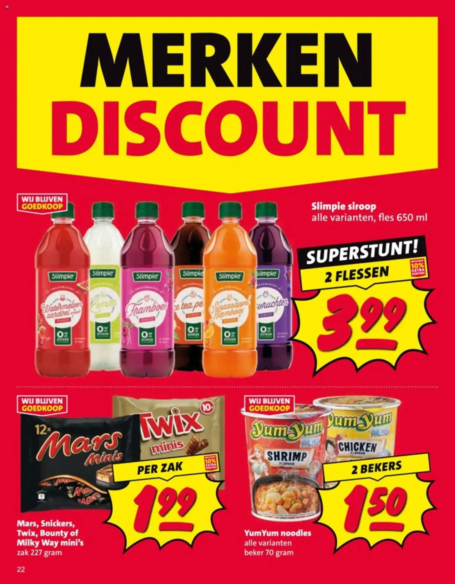 Nettorama Merkendiscount - Discount Prijs! Extra Lang Laag! van 17 augustus tot 23 augustus 2026 - Folder pagina 22