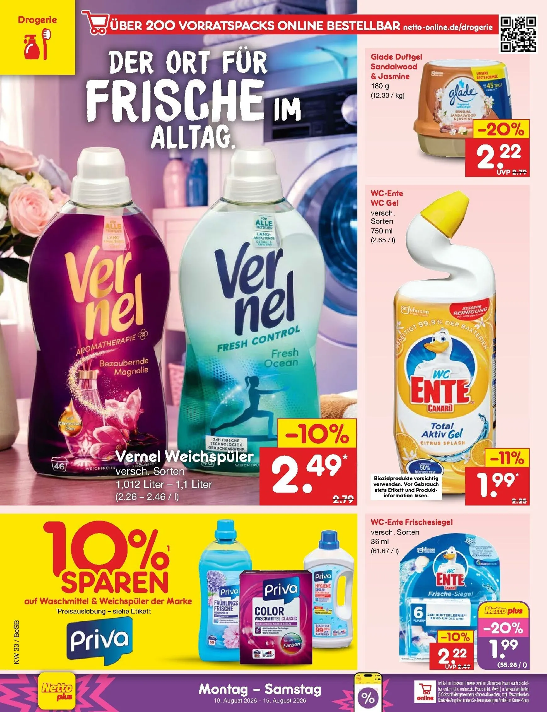 Netto Marken Discount Prospekt nächste Woche – von Montag 10.08.2026 bis Samstag 15.08.2026 von 10. August bis 15. August 2026 - Prospekt seite 41