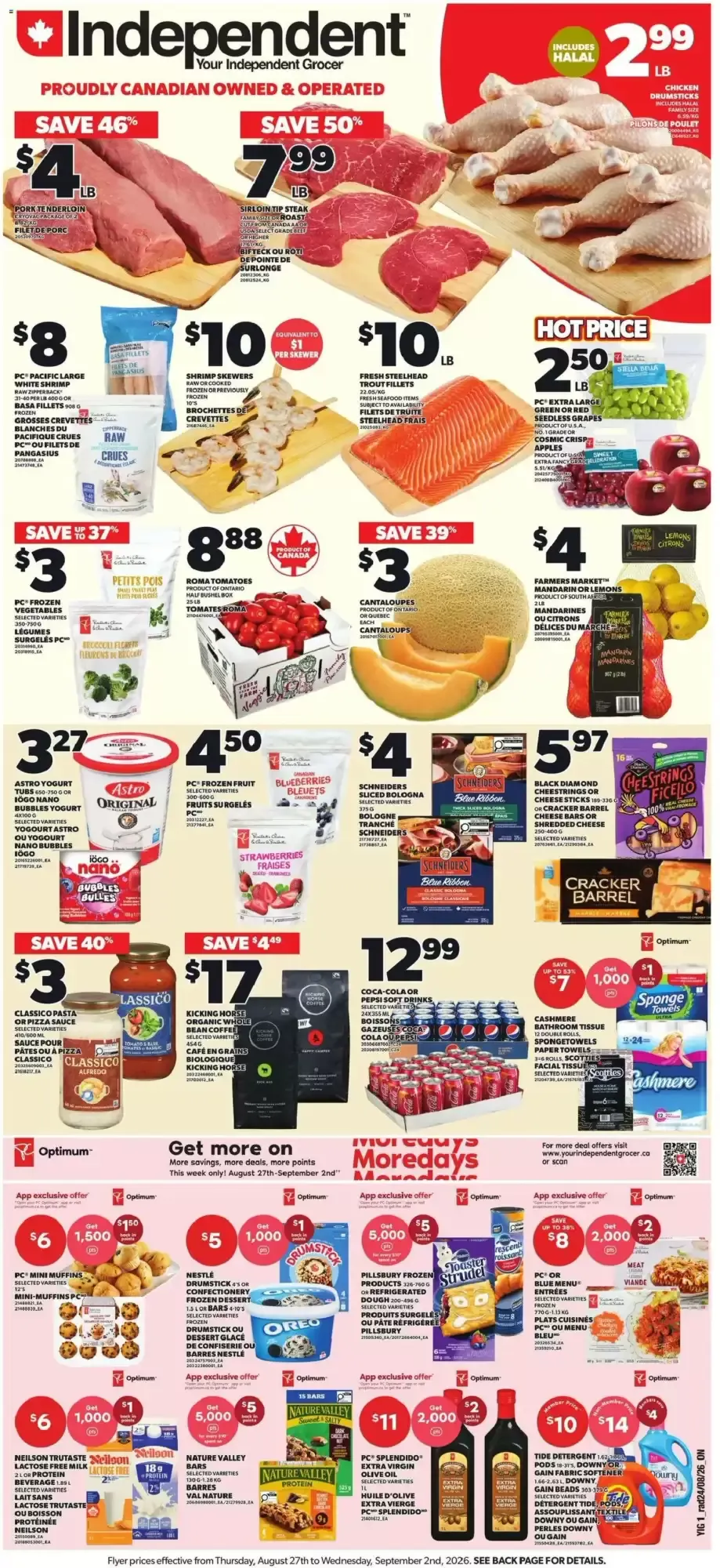 Independent Grocer flyer week 35 from August 27 to September 2 2026 - flyer page 1