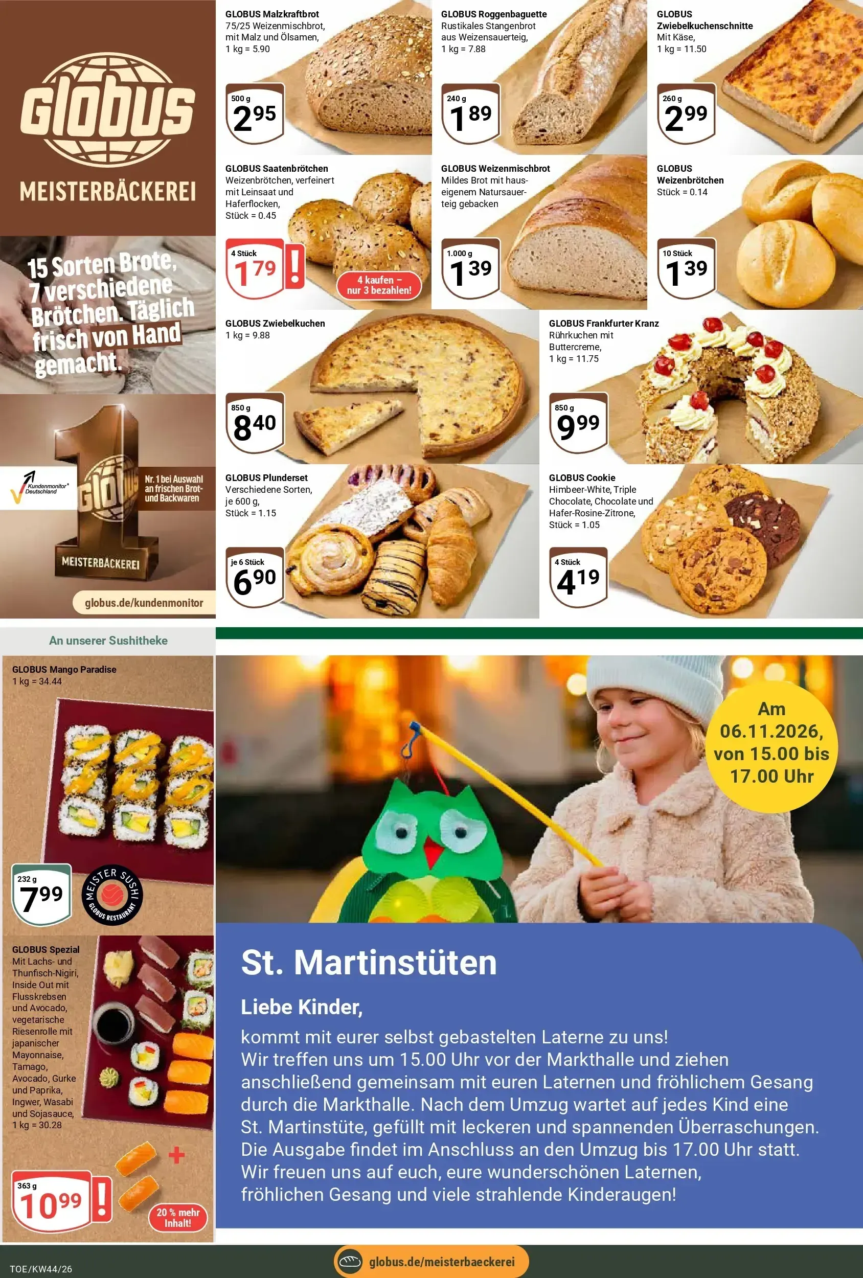 Globus - Tönisvorst Prospekt – von Montag 26.10.2026 bis Samstag 31.10.2026 von 26. Oktober bis 31. Oktober 2026 - Prospekt seite 6