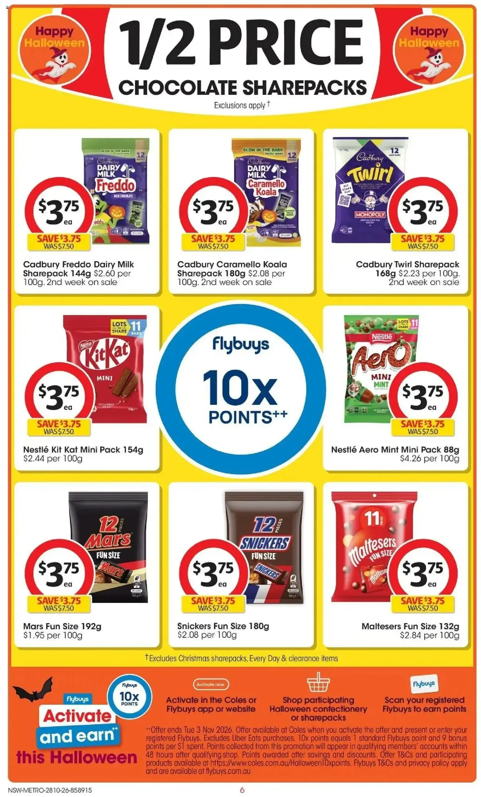 Coles Halloween 👻 catalogue from 28/10/2026 - Catalogue valid from 28 October to 3 November 2026 - page 6