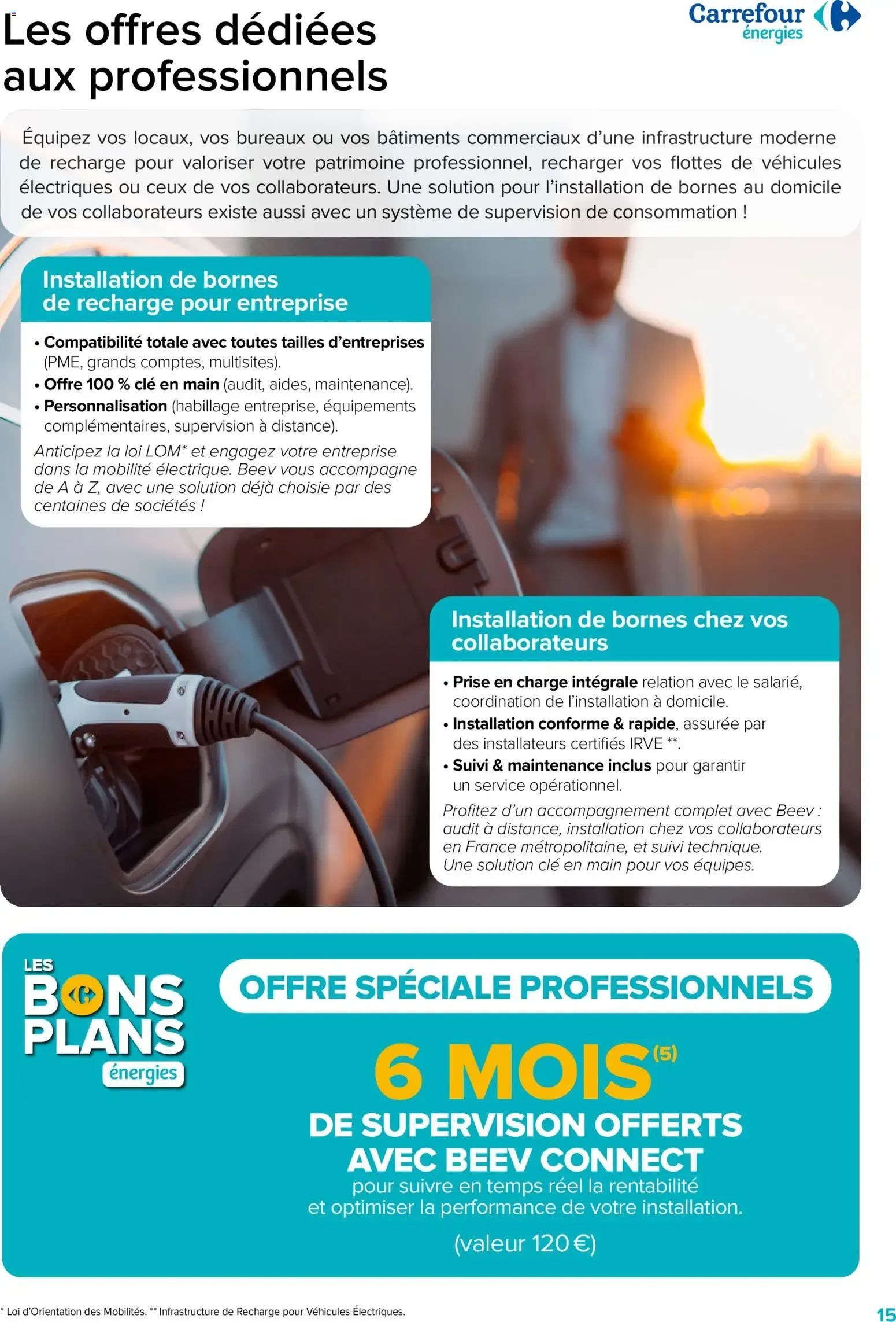 Carrefour énergies: Déclics ÉNERGIES. Todo sobre el ahorro de energía y los buenos planes negociados para ti. du 22 septembre au 31 octobre 2026 - Catalogue page 15
