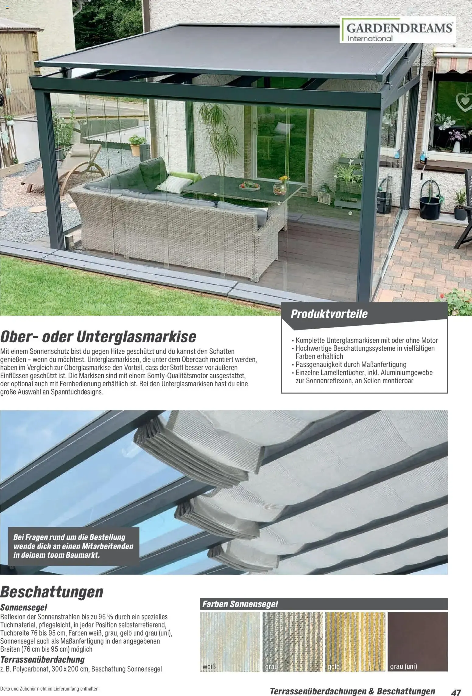 Toom Baumarkt Gartenhäuser & Carports 2026 (ab 20.02.2026) zum Blättern von 20. Februar bis 30. Juni 2026 - Prospekt seite 47