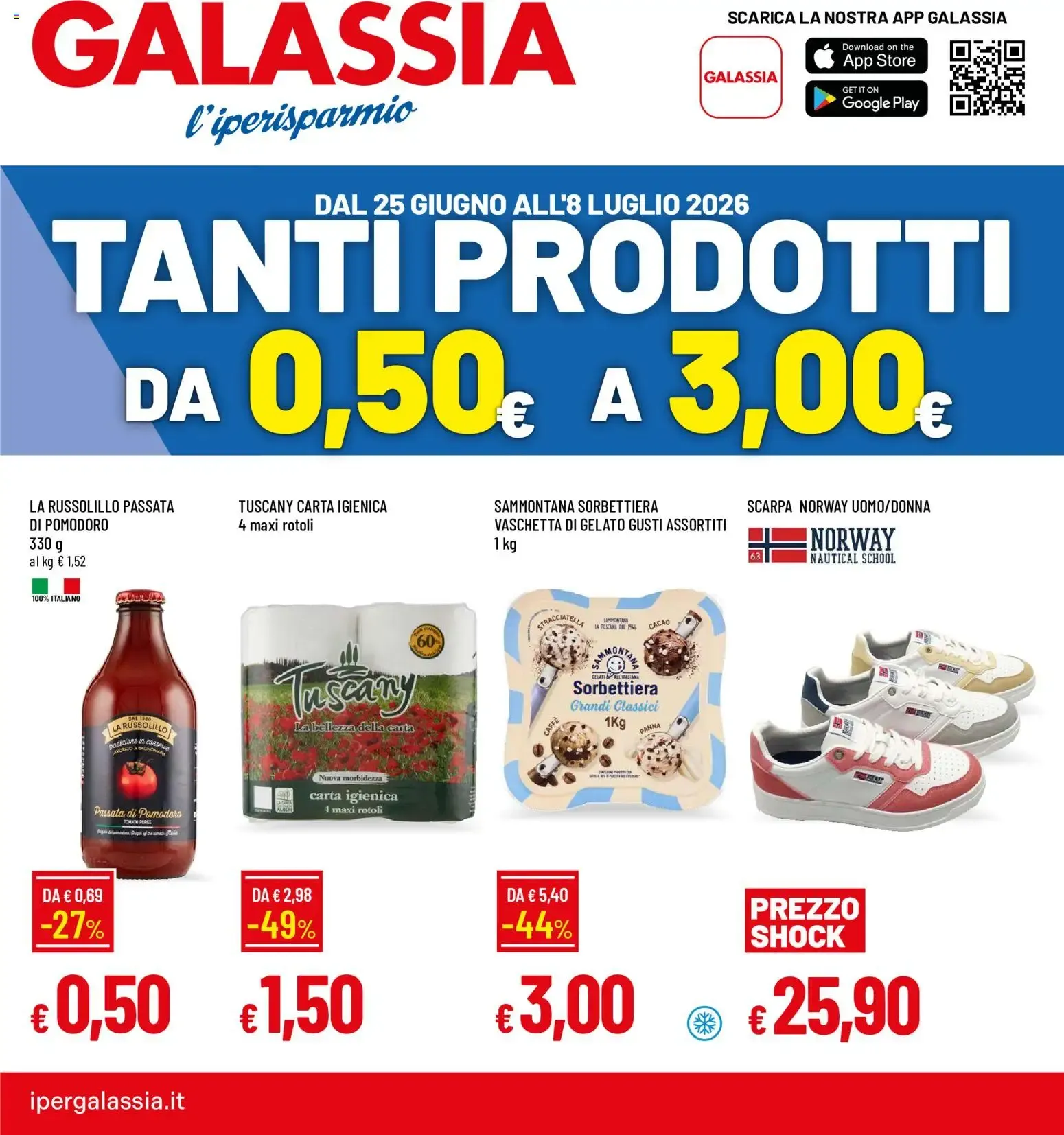 Nuovo Galassia volantino dal 25/06/2026 > offerte anteprima 🛍️ da 25 giugno a 8 luglio di 2026 - Pagina del volantino 1
