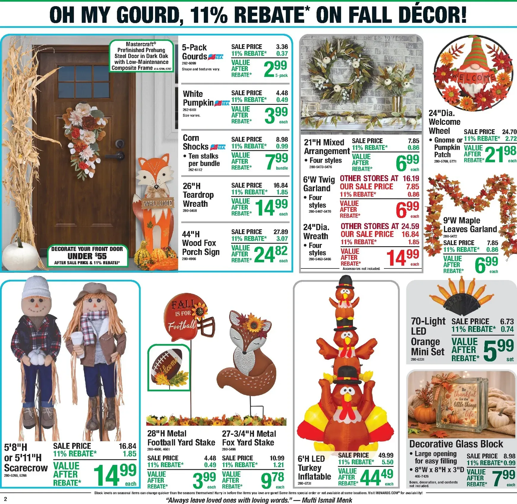 Weekly ad 11% Rebate on Everything! from September 10 to September 20 2026 - Page 2