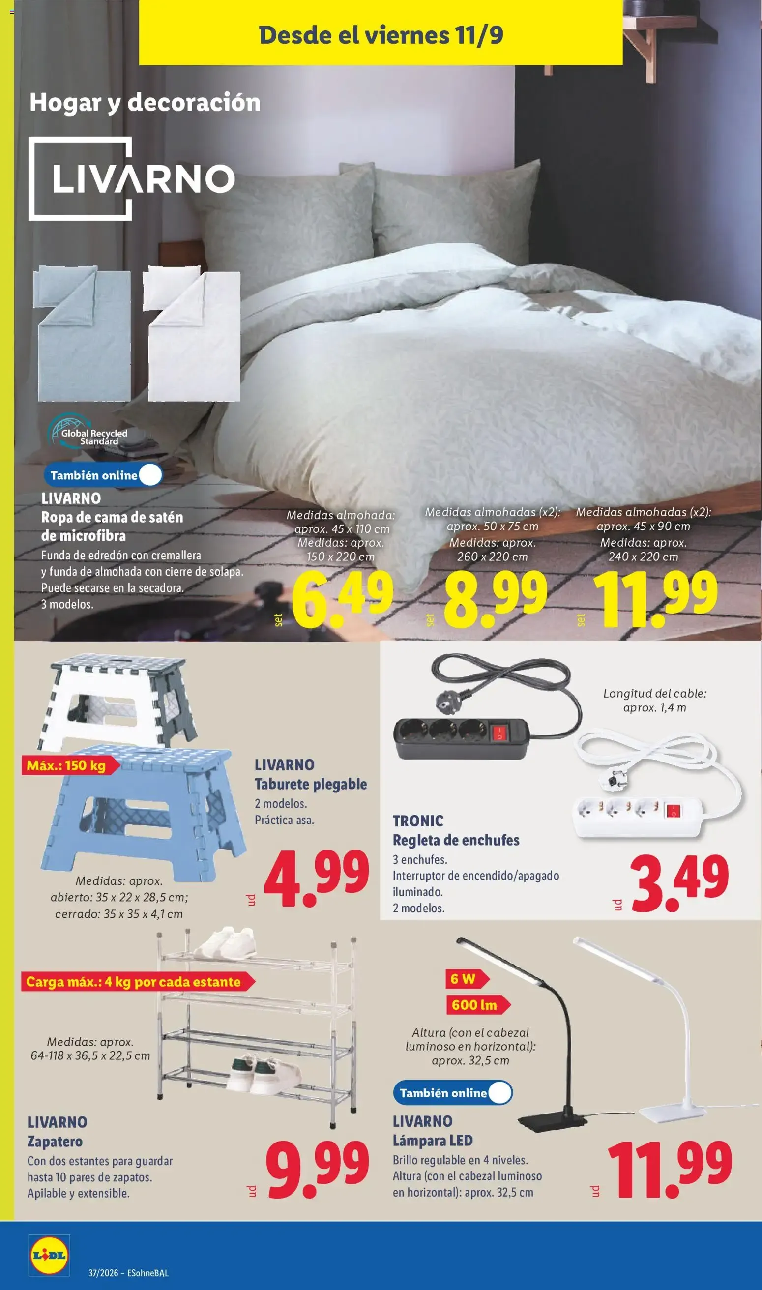 Catálogo de Lidl folleto de bazar del 07/09/2026 | Ofertas 7 de septiembre al 13 de septiembre 2026 - Página 18