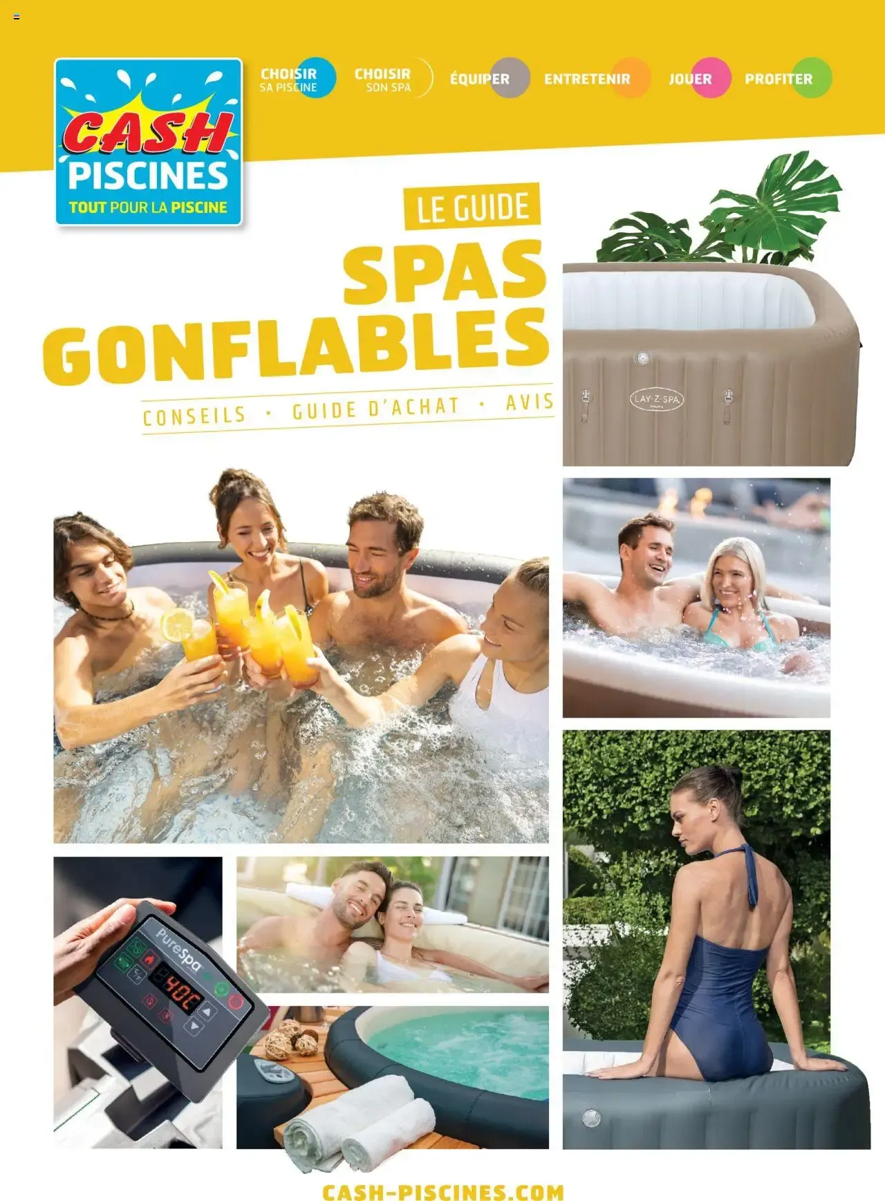 Cash Piscines Guide spas gonflables à partir du 01/03/2024 - promo en ligne
