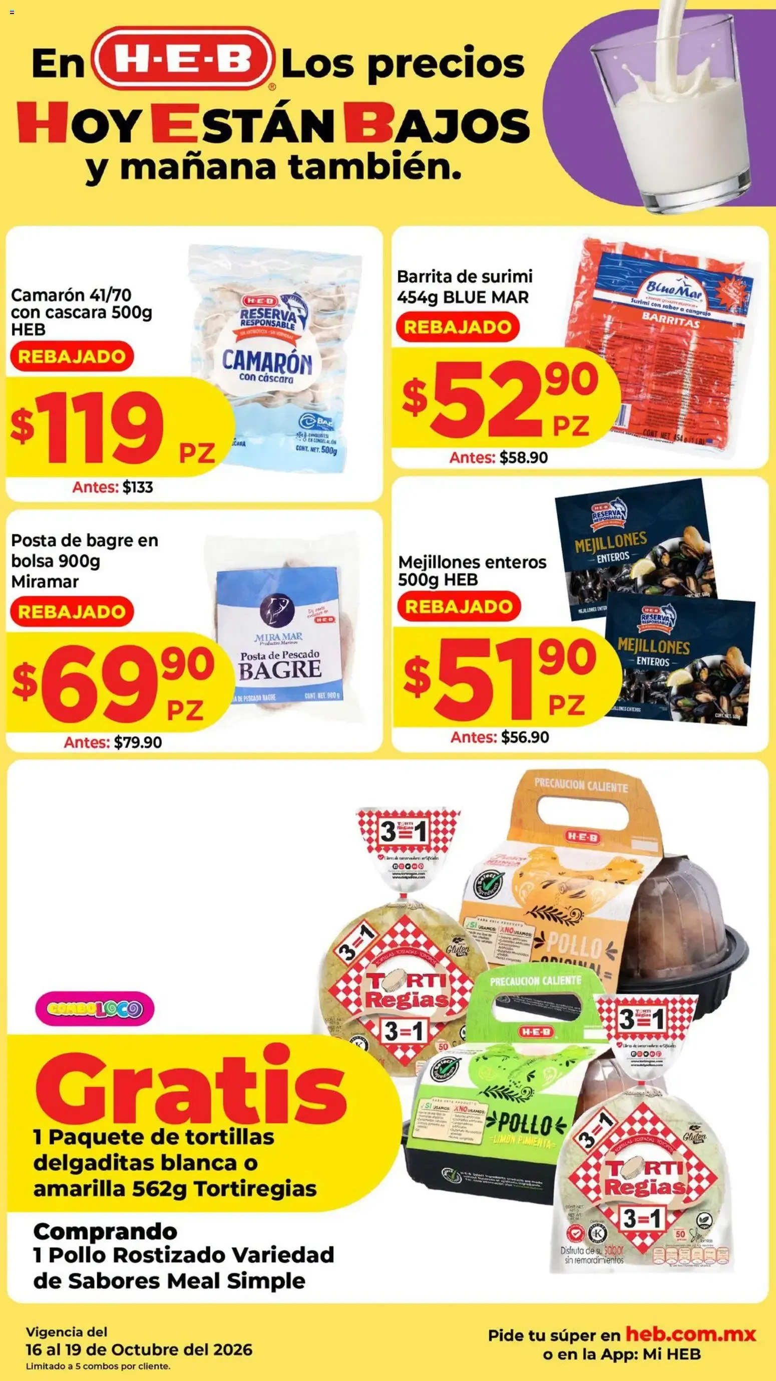 Catálogo de En H-E-B Los precios HOY ESTÁN BAJOS y mañana también. 16 de octubre al 19 de octubre 2026 - Pagina 4