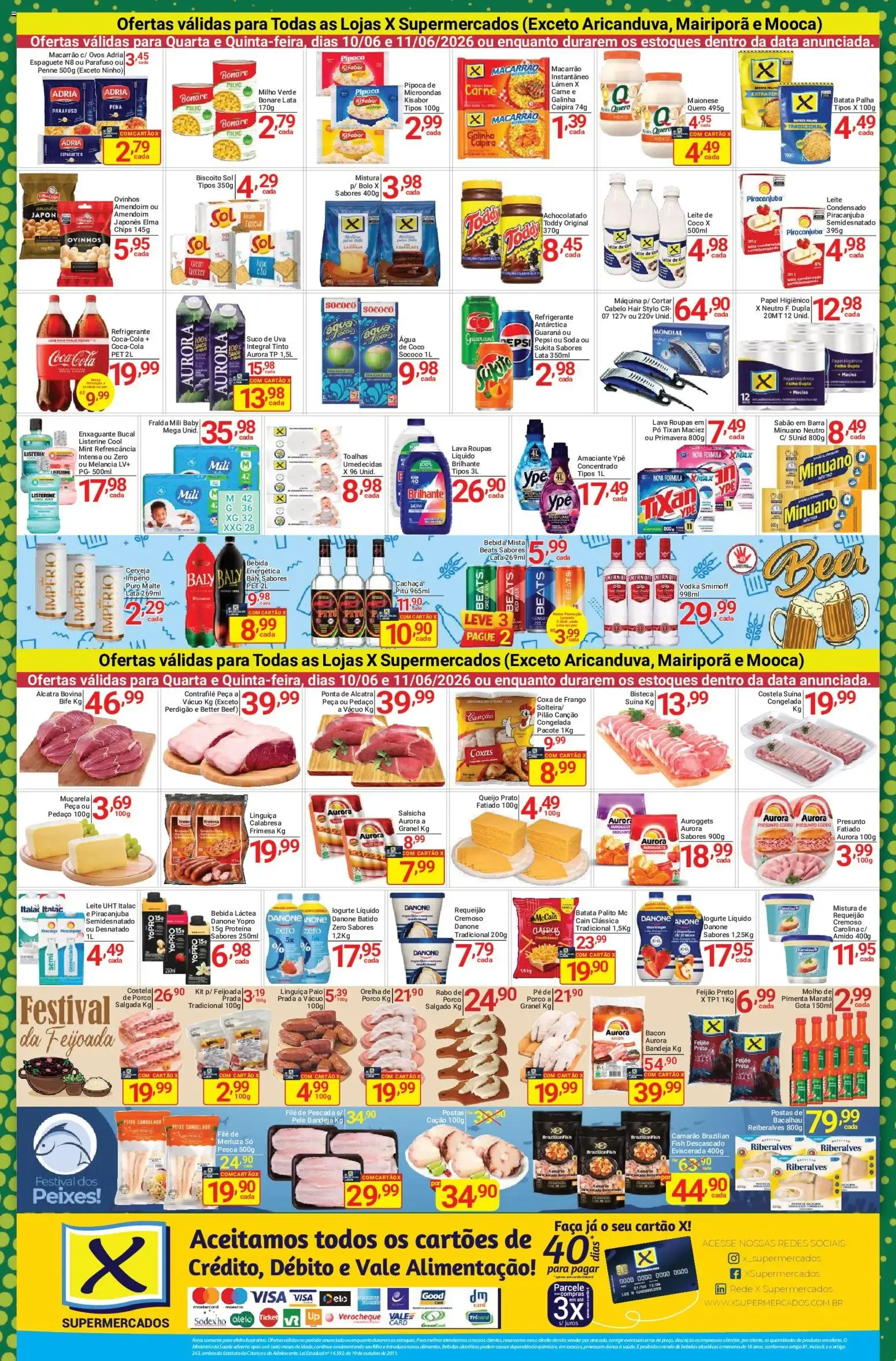 Encarte de X Supermercados - Ofertas da semana de 10/06/2026 | Promoções Online 10 de junho até 11 de junho 2026 - Pagina 2