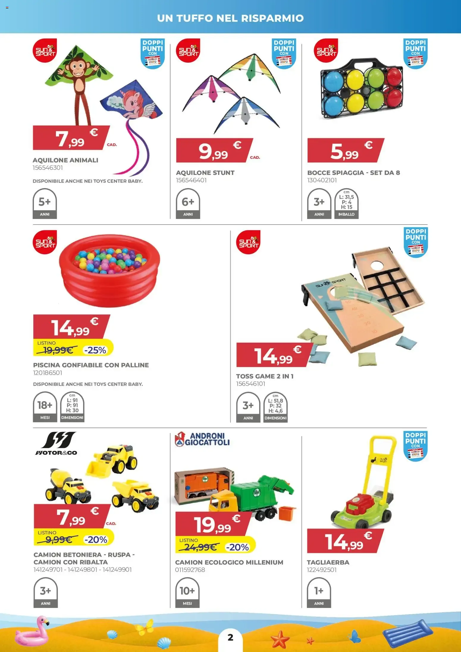 Toys Center - Un tuffo nel risparmio da 28 maggio a 24 giugno di 2026 - Pagina del volantino 2