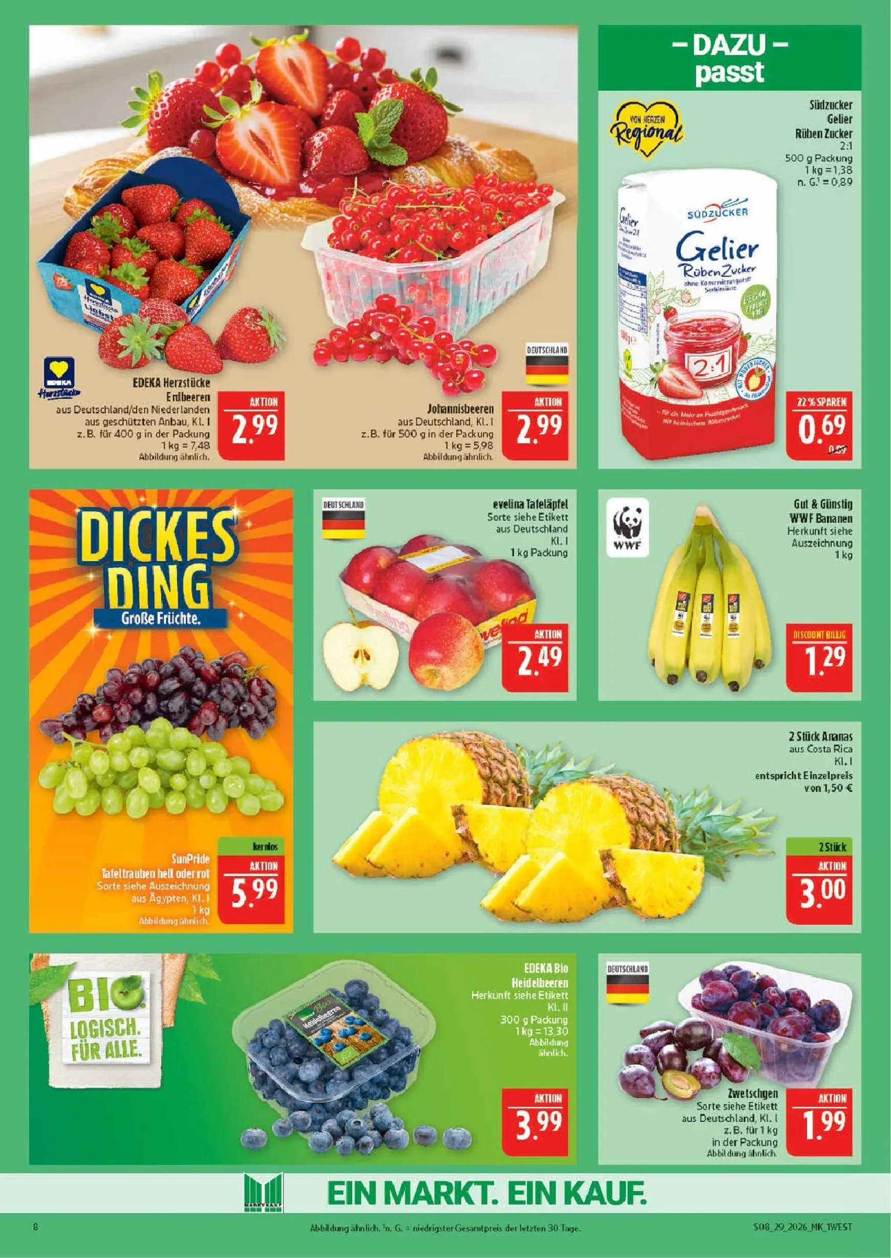 Marktkauf Prospekt – von Montag 13.07.2026 bis Samstag 18.07.2026 von 13. Juli bis 18. Juli 2026 - Prospekt seite 8