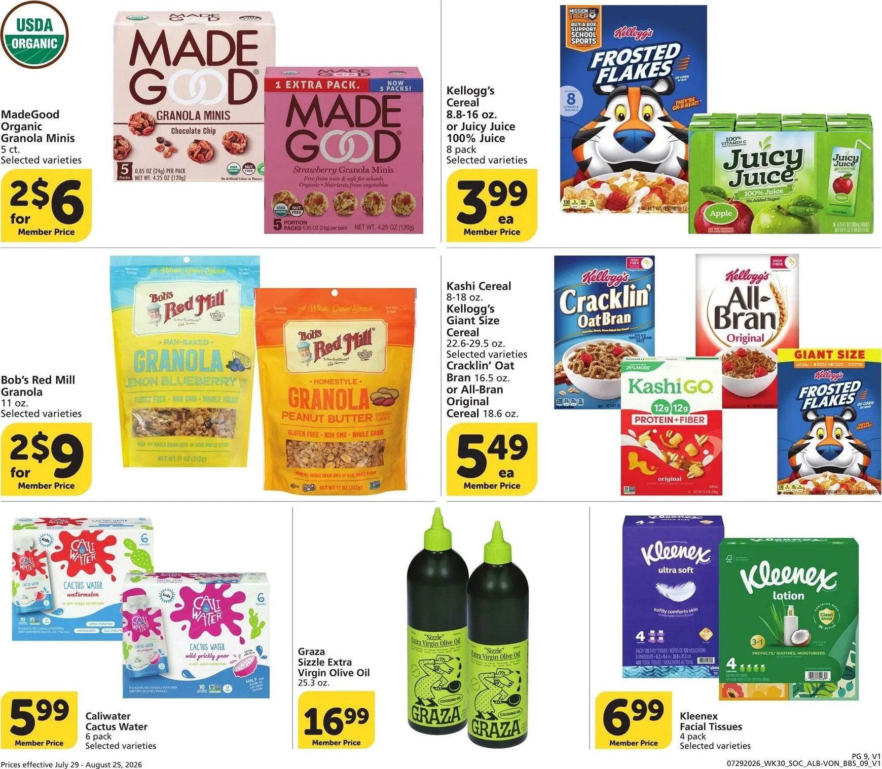 Weekly ad Current Vons - Big Book of Savings leaflet valid from Wednesday 07/29/2026 to Tuesday 08/25/2026 from July 29 to August 25 2026 - Page 9