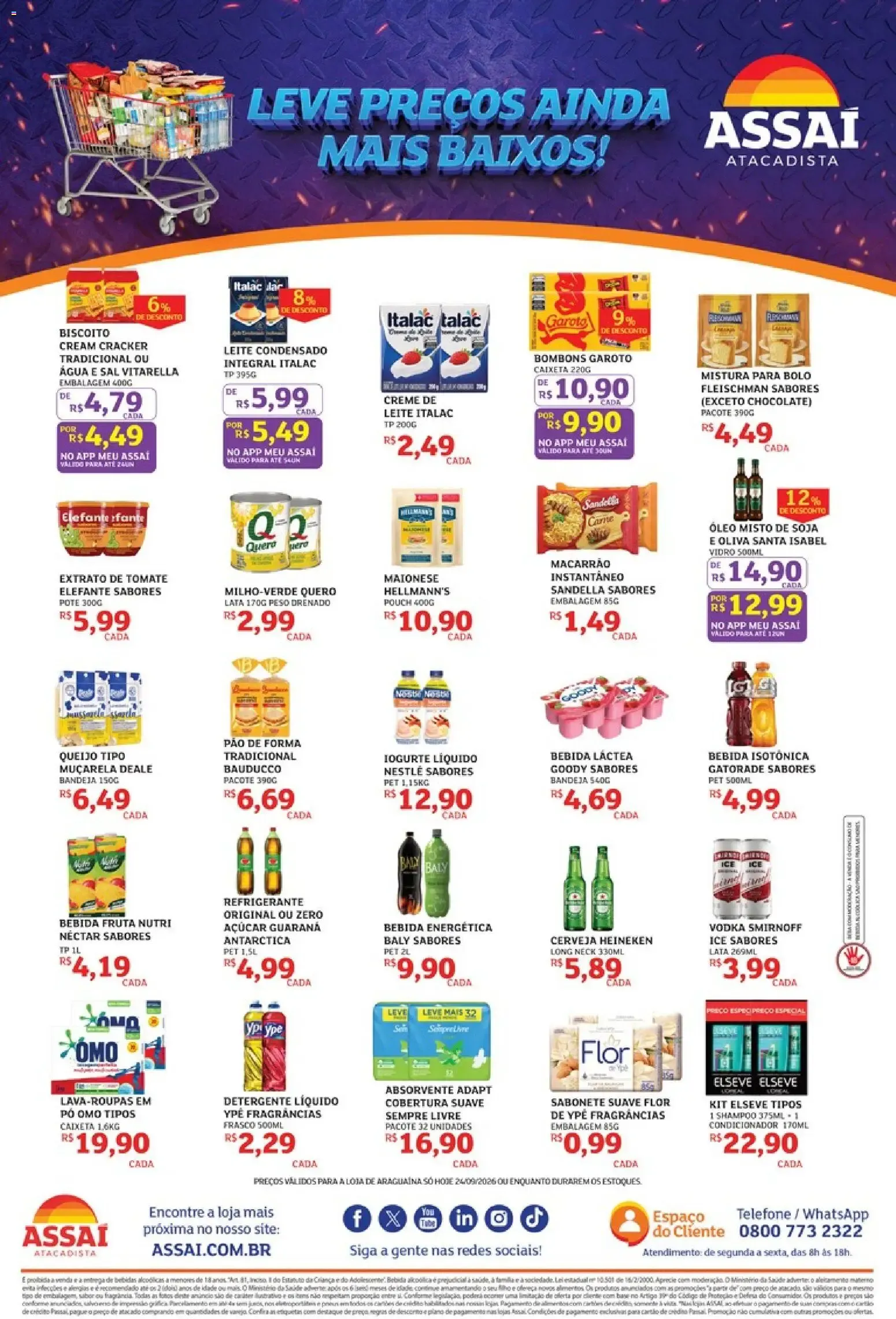 Encarte de Assaí Atacadista ofertas - TO de 24/09/2026 | Promoções Online 24 de setembro até 24 de setembro 2026 - Pagina 2
