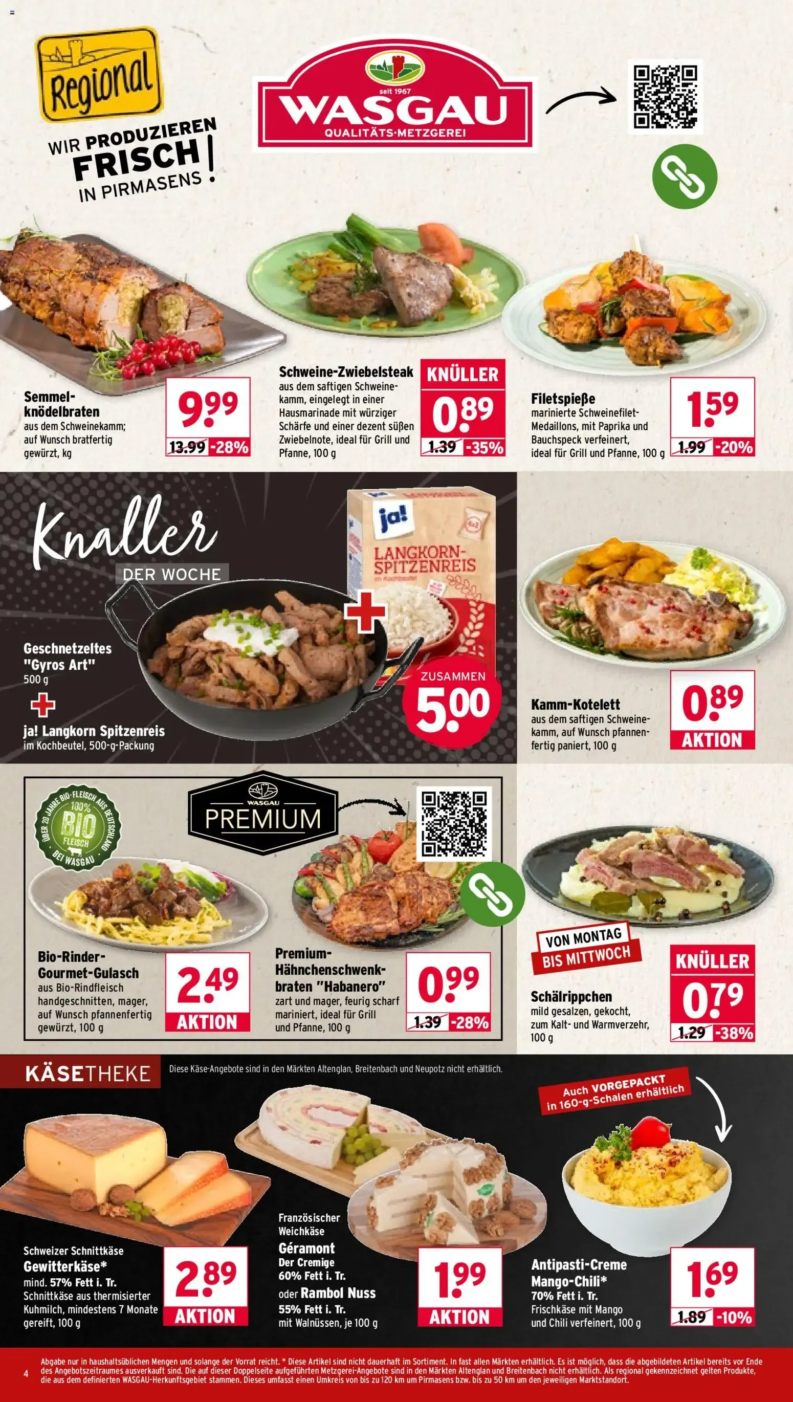 Wasgau Prospekt (ab 19.10.2026) zum Blättern von 19. Oktober bis 24. Oktober 2026 - Prospekt seite 4