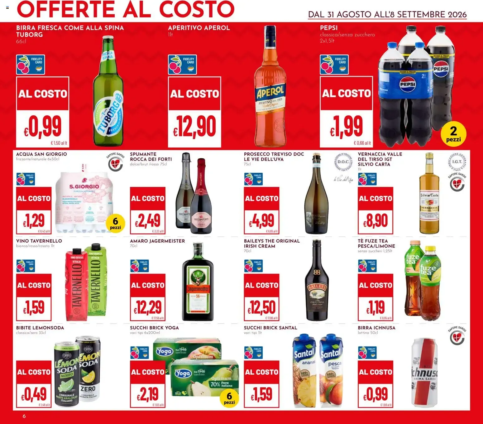Iper Pan & Superpan: Offerte al Costo da 31 agosto a 8 settembre di 2026 - Pagina del volantino 6