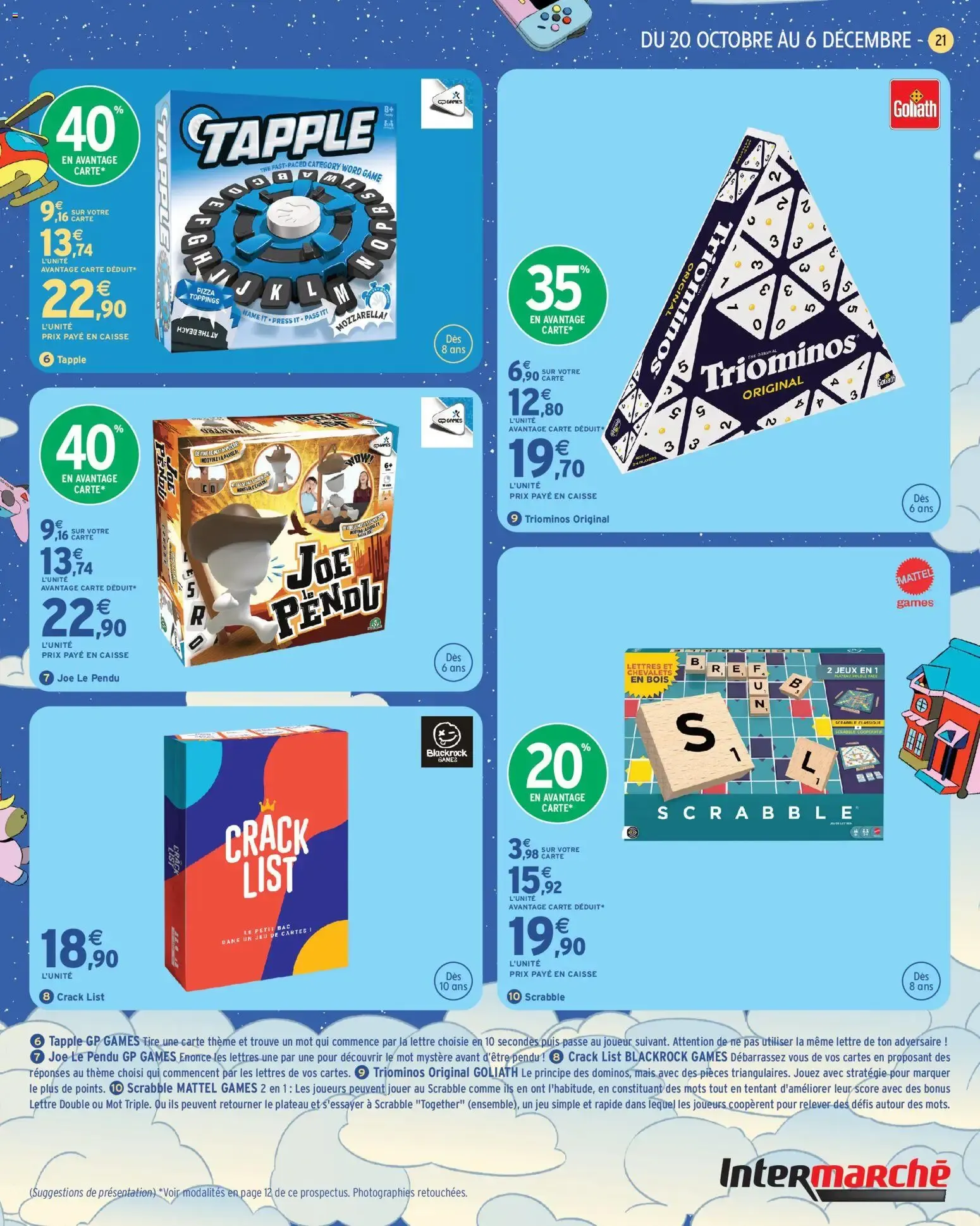 Intermarché - Découvrez les jouets de Noël à partir du 20/10/2026 - promo en ligne du 20 octobre au 6 décembre 2026 - Catalogue page 21