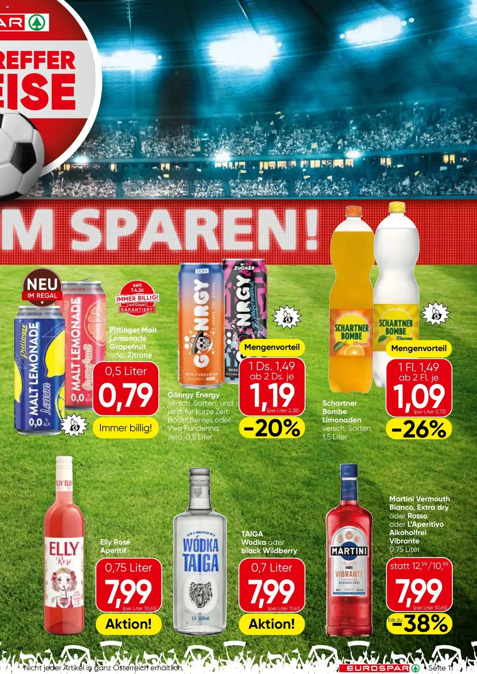 Eurospar Flugblatt von 18.06.2026 - Aktuelle Angebote von 18. Juni bis 30. Juni 2026 - Flugblätt seite  11