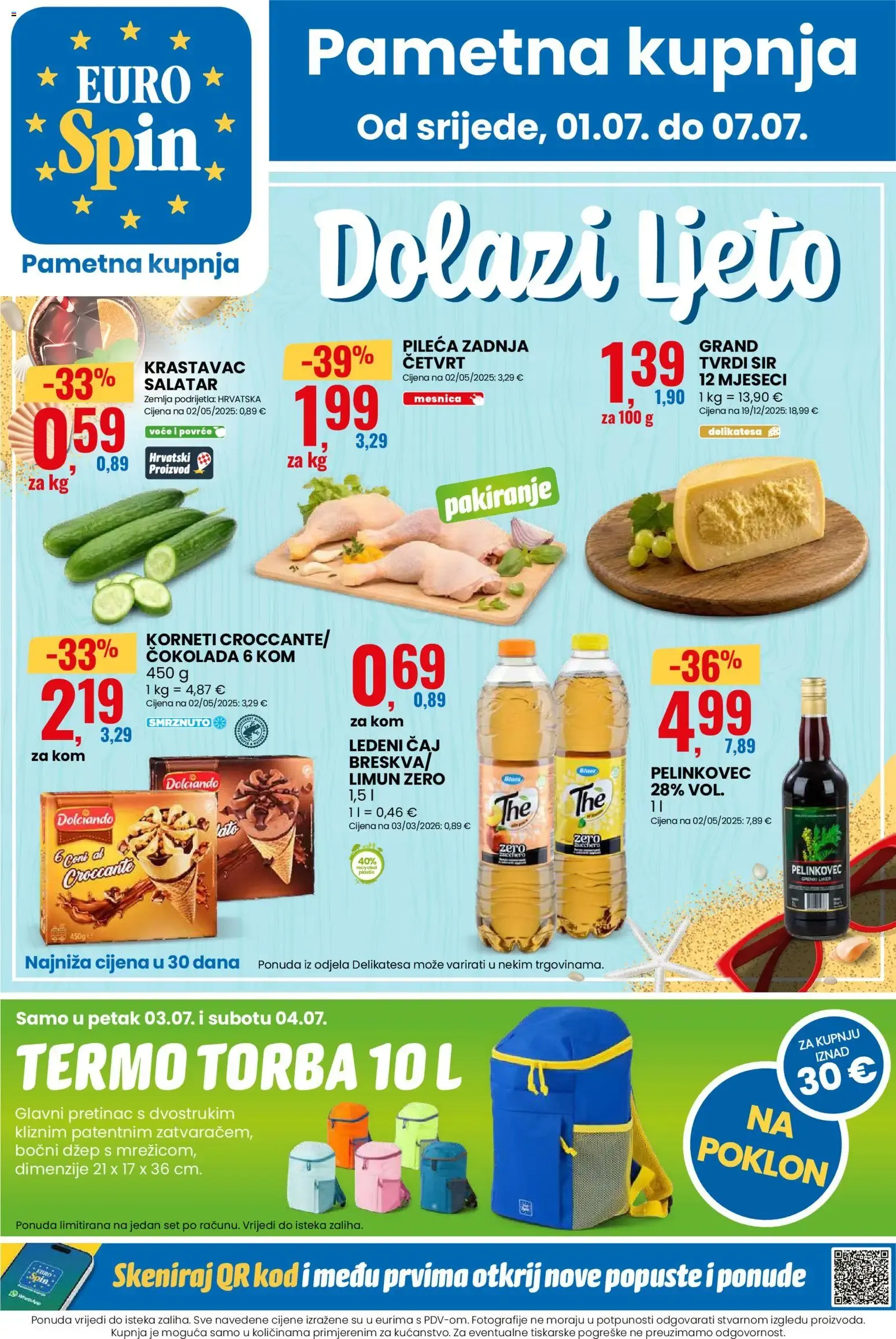 Katalog Eurospin - Pametna kupnja od 1. srpnja do 7. srpnja 2026. - Pregled Stranica 1