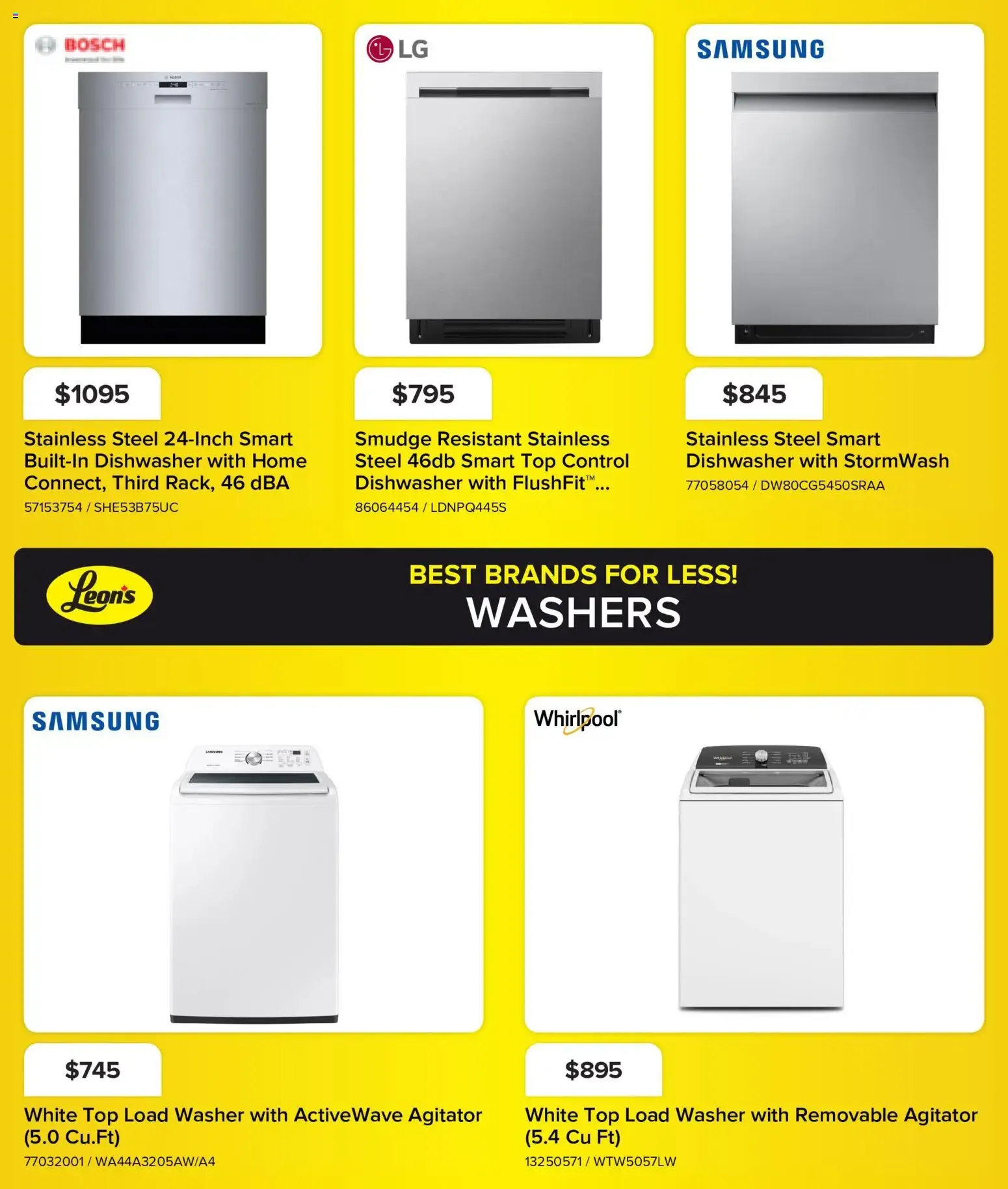 Leon's flyer - BBFL Appliances from Oct 29, 2026 > weekly specials & deals from October 29 to November 4 2026 - flyer page 6