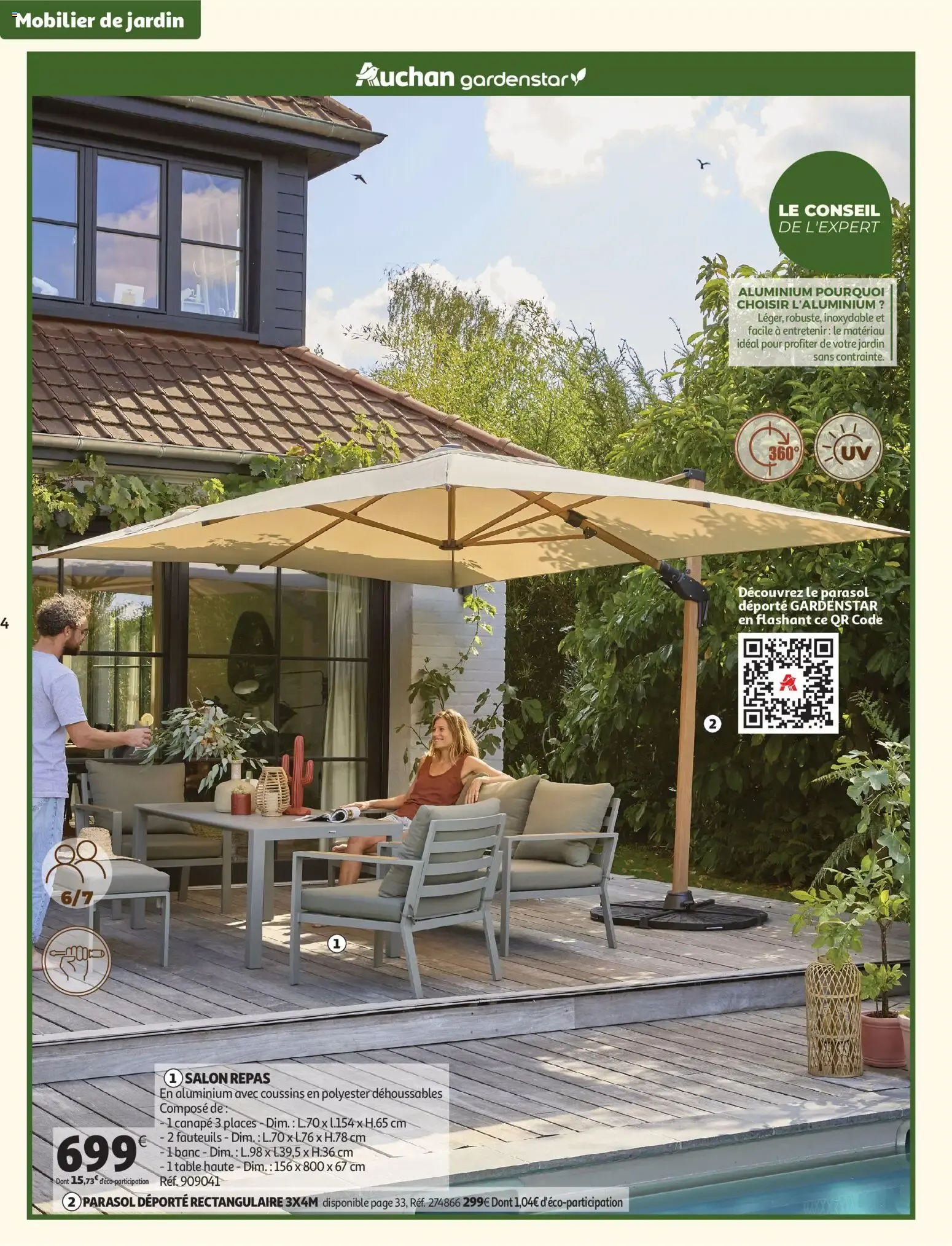 Auchan - Jardinage, meubles jardin à partir du 03/03/2026 - promo en ligne du 3 mars au 14 juin 2026 - Catalogue page 4