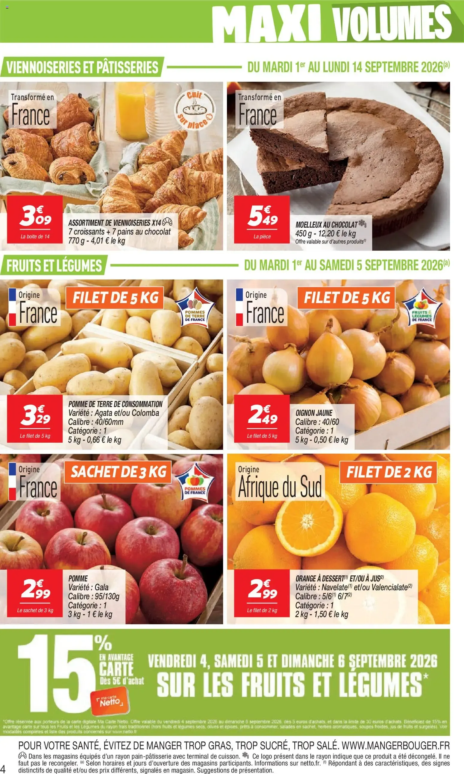Netto catalogue à partir du 01/09/2026 - promo en ligne du 1 septembre au 14 septembre 2026 - Catalogue page 4