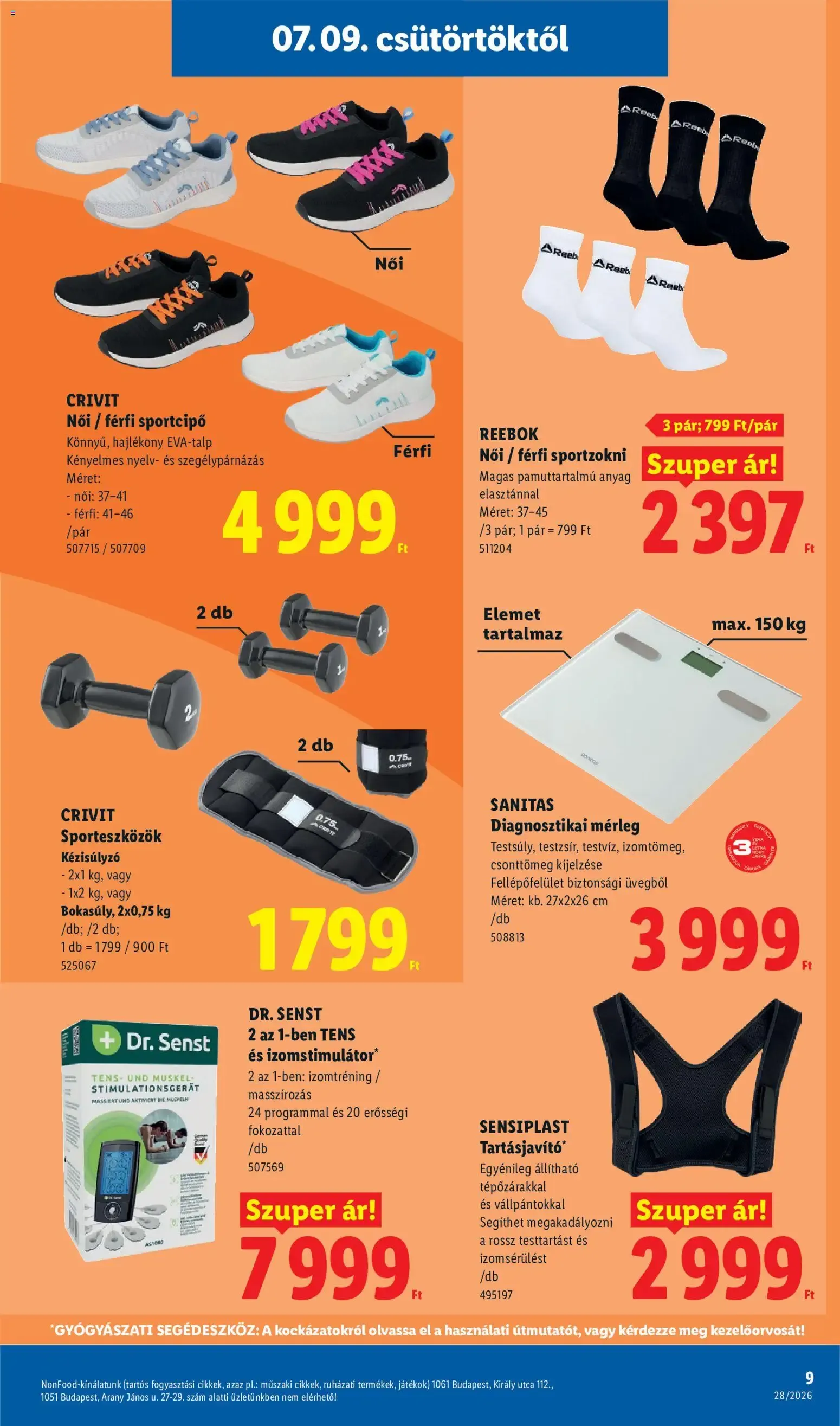 Katalógus Lidl Nonfood kínálatunk - 2026.07.09. -tól/töl > akció, lapozható szórólap 🛍️ július 9.-tól július 15.-ig 2026. - Oldal 9
