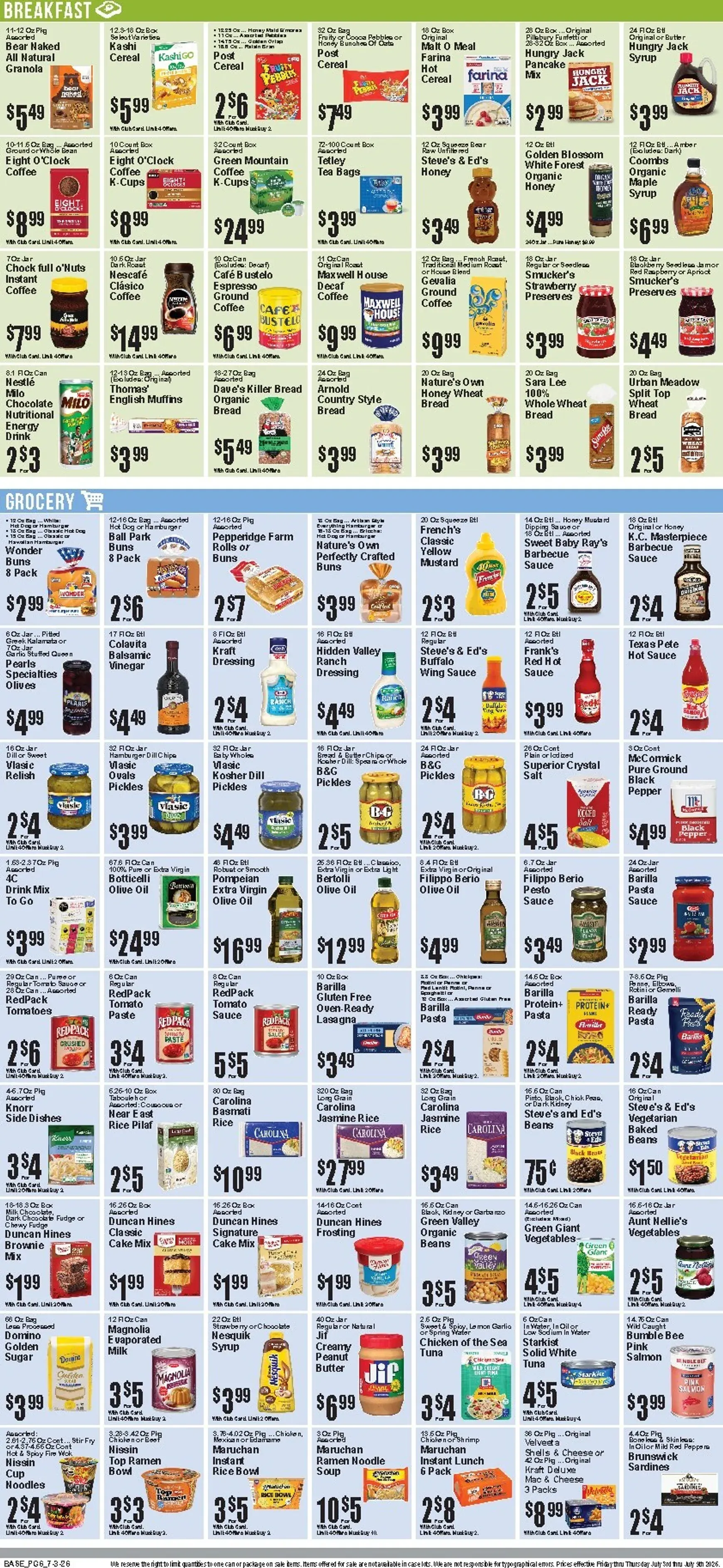 Weekly ad Current Food Universe leaflet valid from Friday 07/03/2026 to Thursday 07/09/2026 from July 3 to July 9 2026 - Page 7