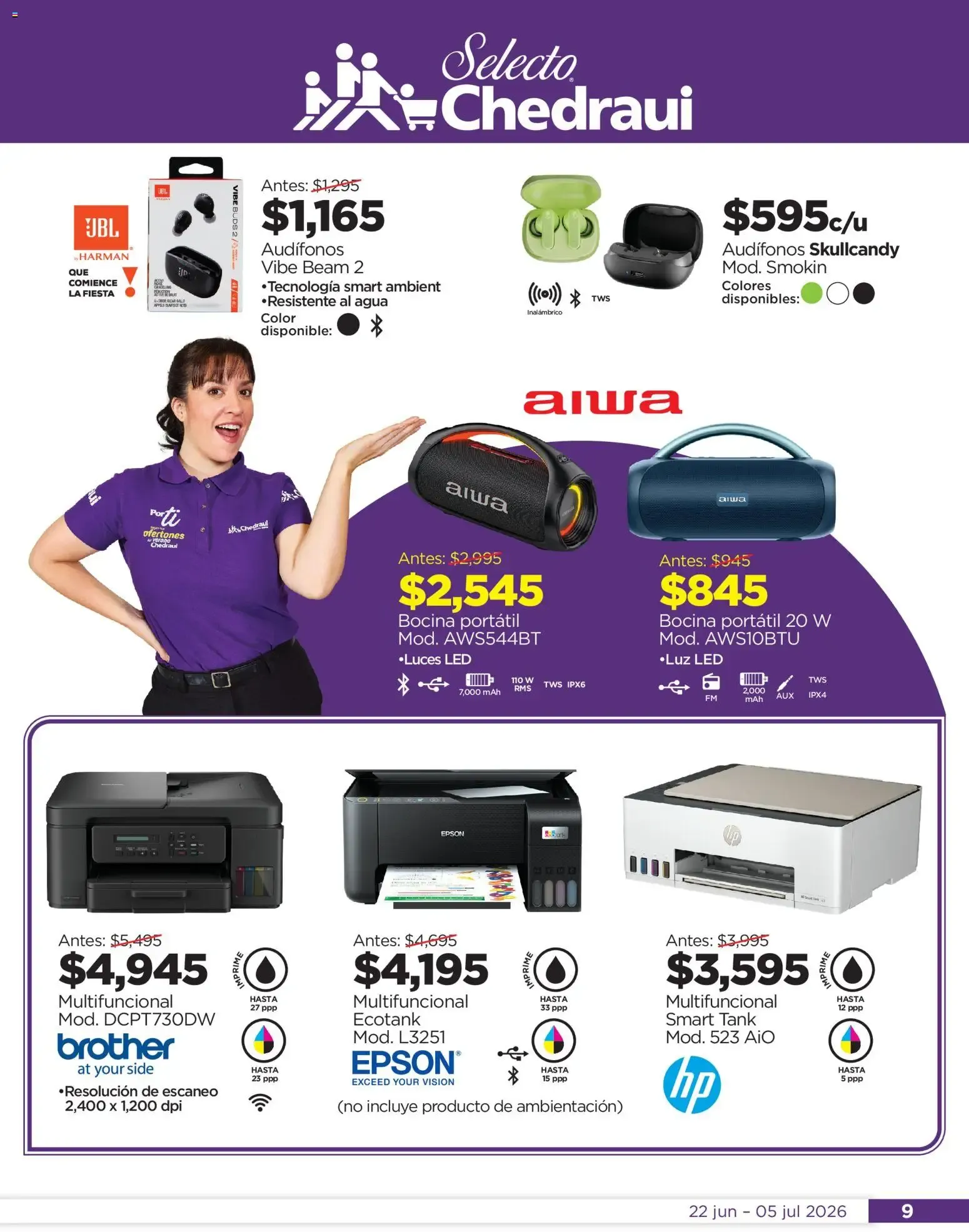 Catálogo de Chedraui folleto Ofertones del verano (22/06/2026 - 05/07/2026) - catálogo en línea 22 de junio al 5 de julio 2026 - Pagina 9