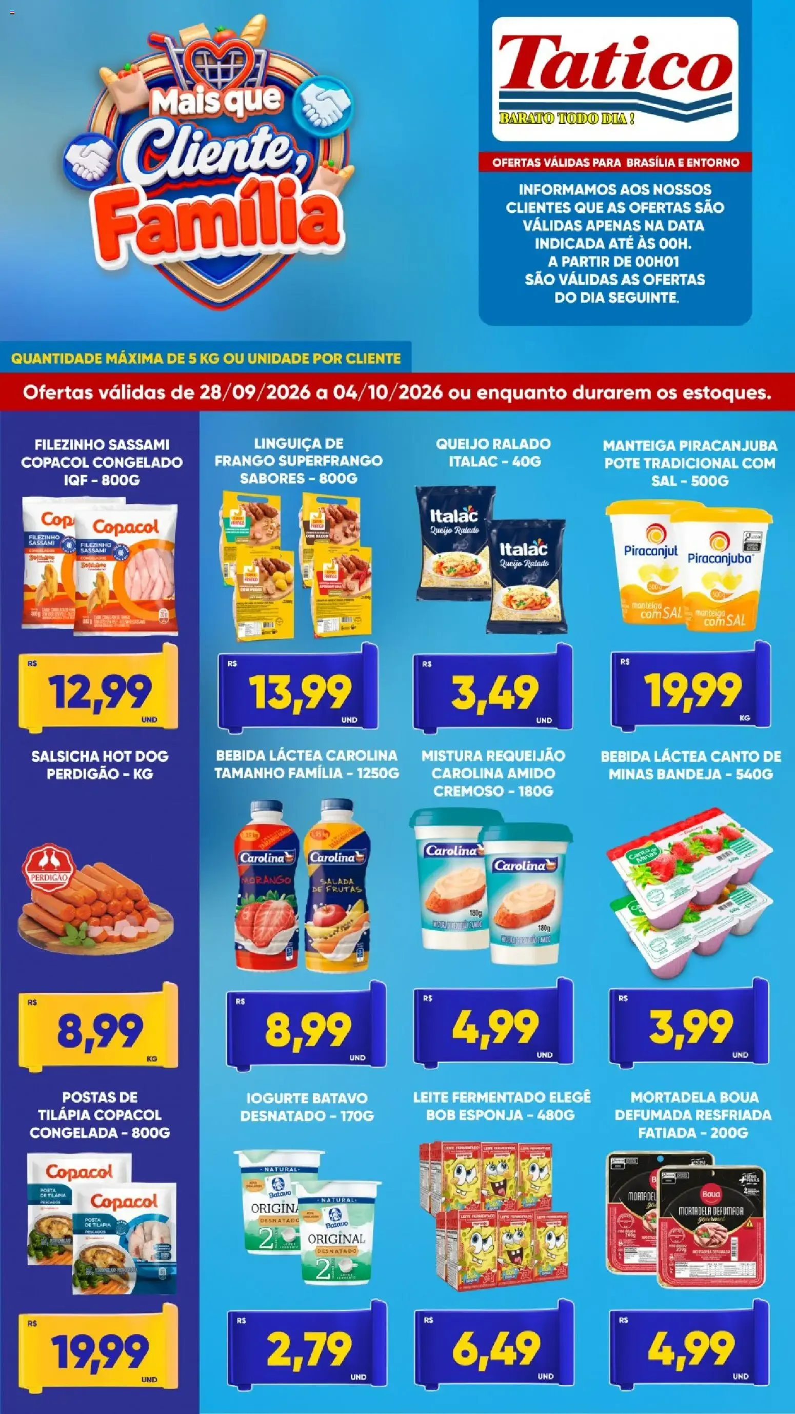 Encarte de Tatico - Ofertas da semana de 28/09/2026 | Promoções Online 28 de setembro até 4 de outubro 2026 - Pagina 1