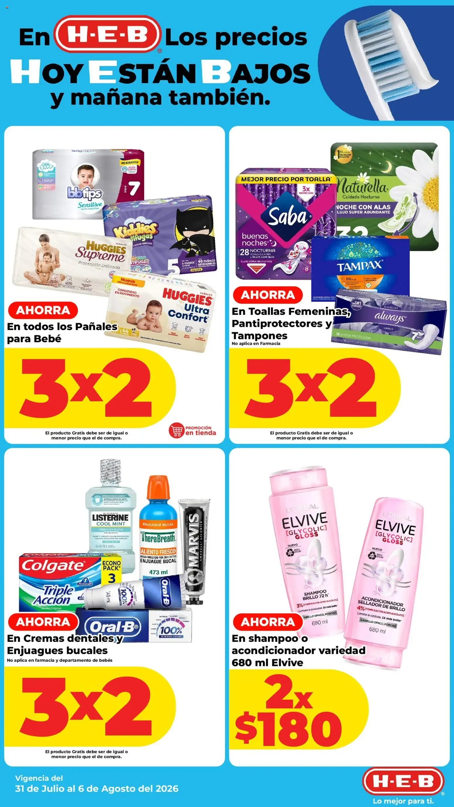 Catálogo de H-E-B: Los precios hoy están bajos y mañana también. 31 de julio al 3 de agosto 2026 - Pagina 5