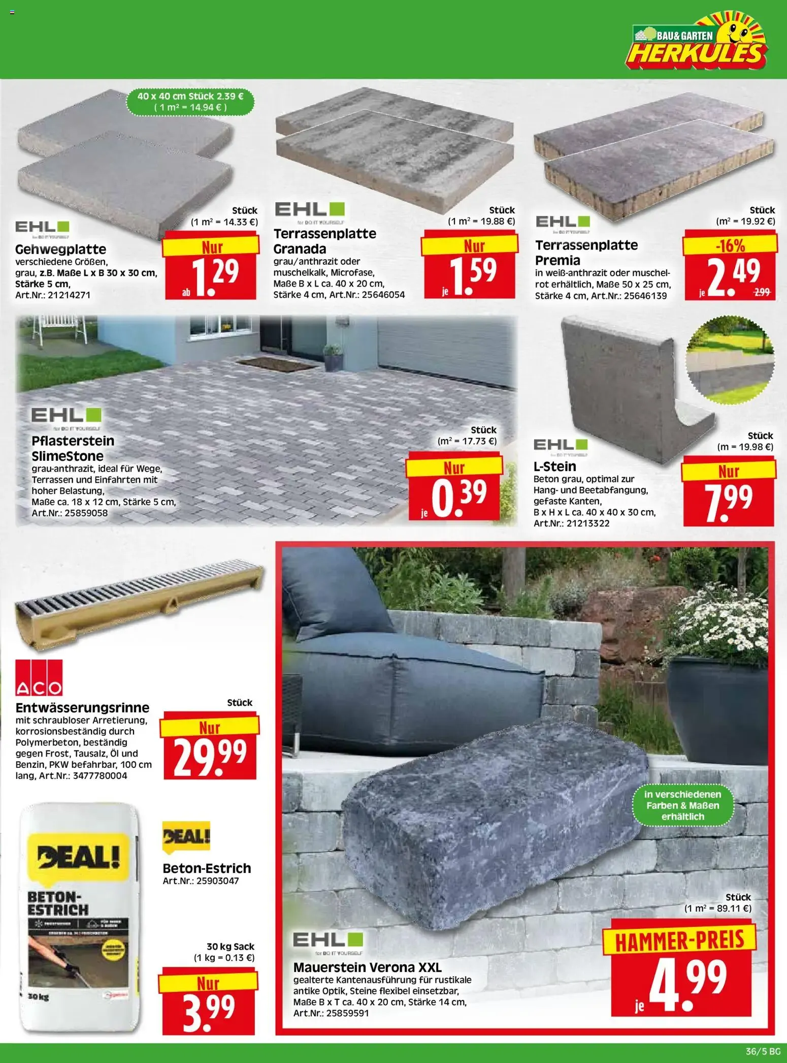 HERKULES Bau & Garten (ab 31.08.2026) zum Blättern von 31. August bis 5. September 2026 - Prospekt seite 5