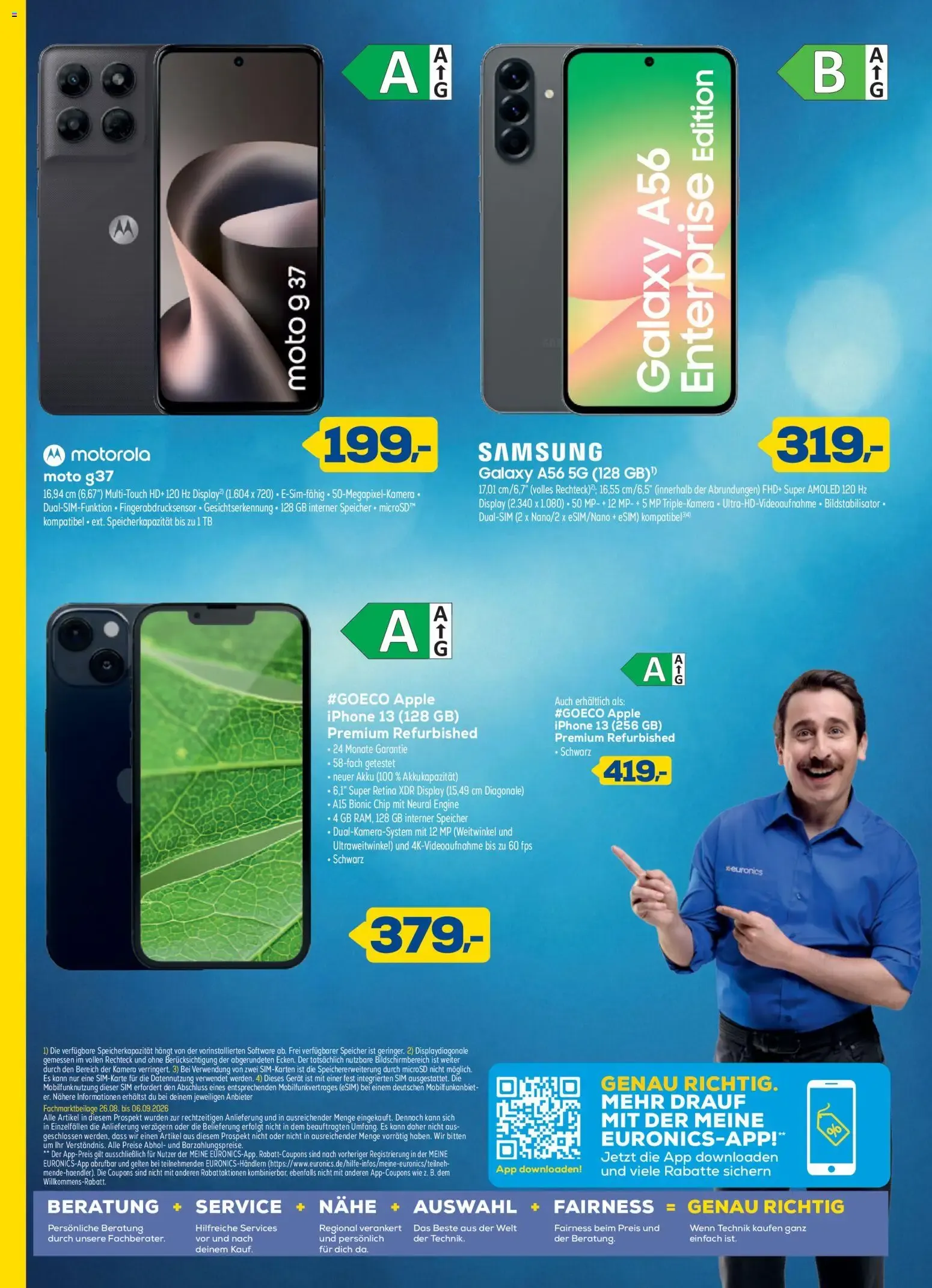 Genau richtig. Preise in bester Sommerlaune. von 26. August bis 6. September 2026 - Prospekt seite 12
