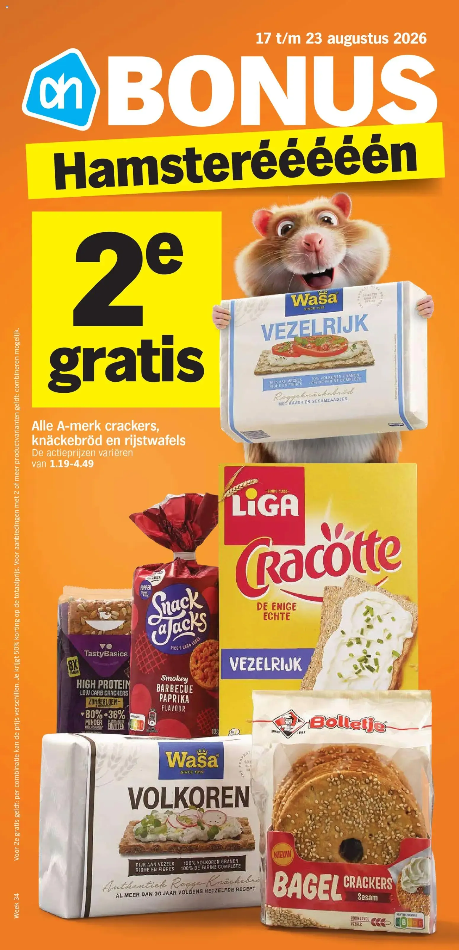 BONUS Hamsterééééén van 17 augustus tot 23 augustus 2026 - Folder pagina 1
