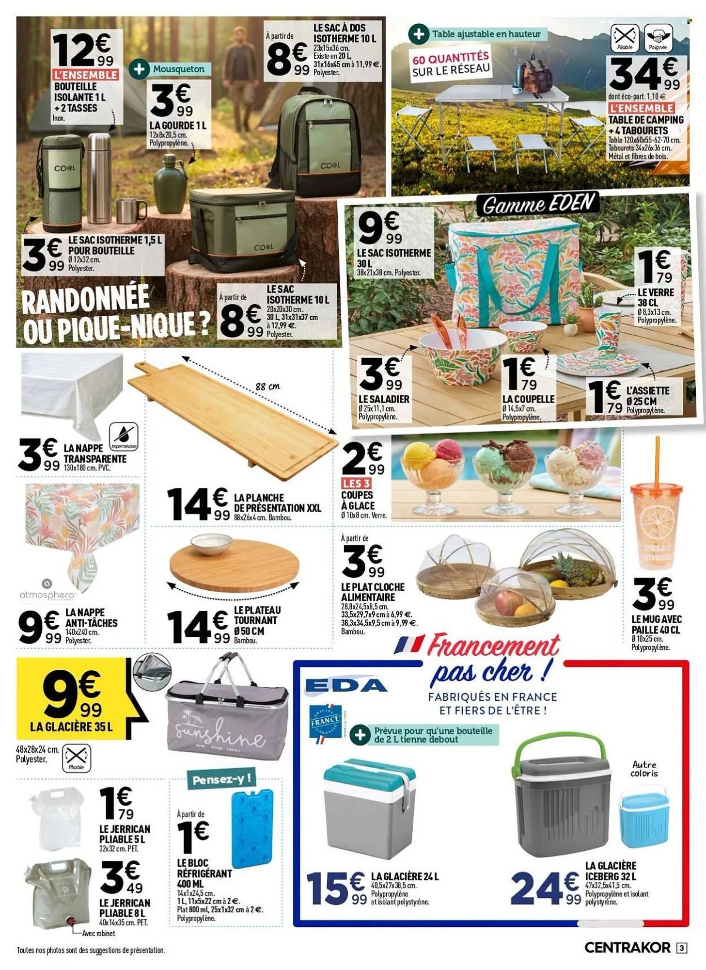 Centrakor Catalogue du 18 septembre au 29 septembre 2026 - Catalogue page 3