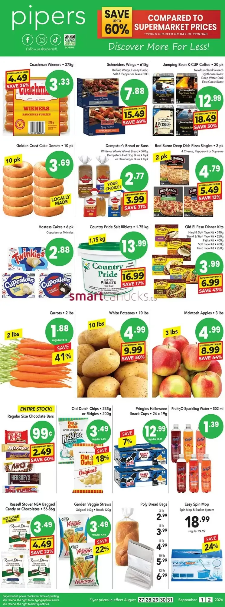 Pipers flyer week 35 from August 27 to September 2 2026 - flyer page 1
