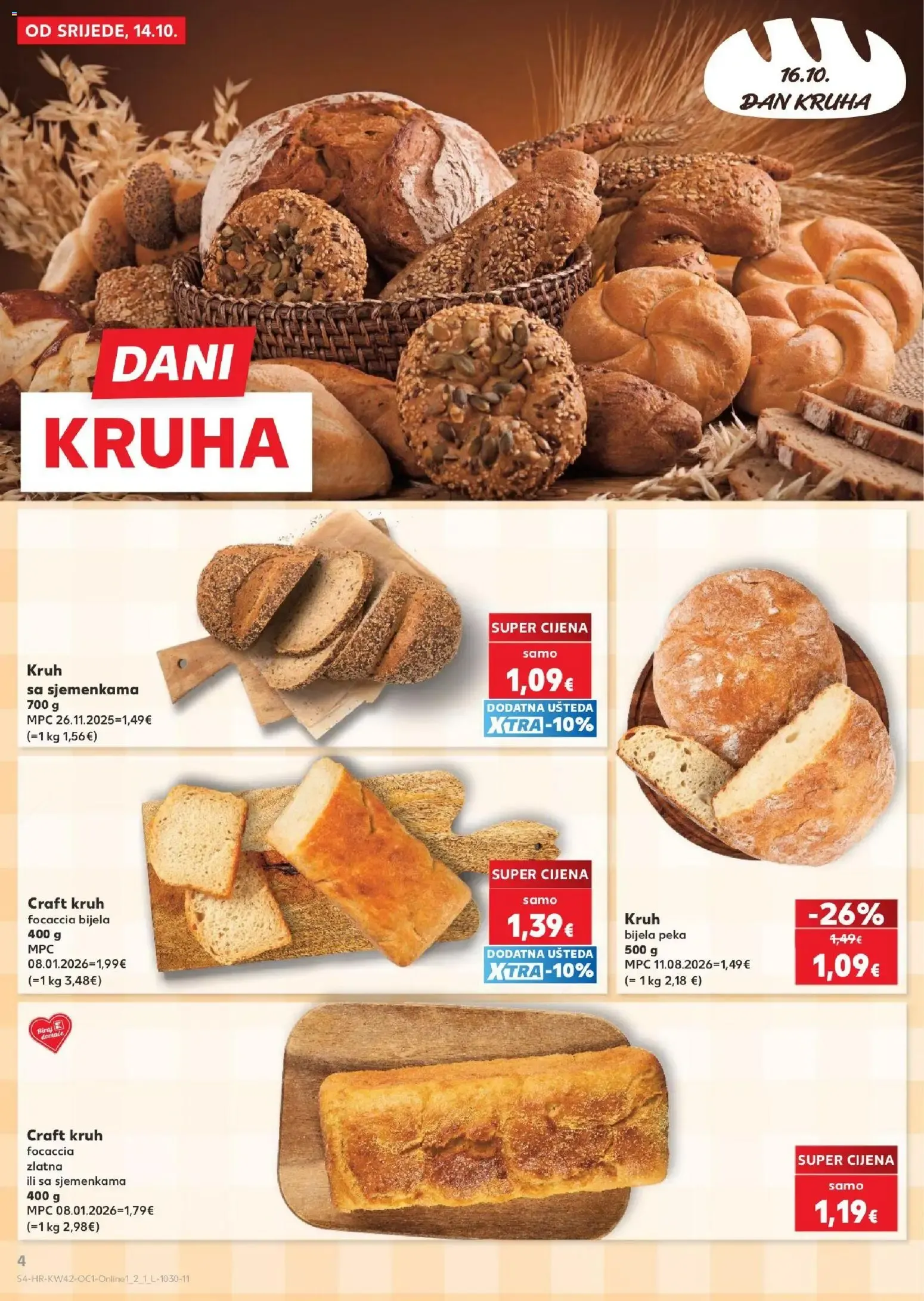 Katalog Kaufland Katalog novi od 14.10.2026 na listanje > letak digitalni od 14. listopada do 20. listopada 2026. - Pregled Stranica 4