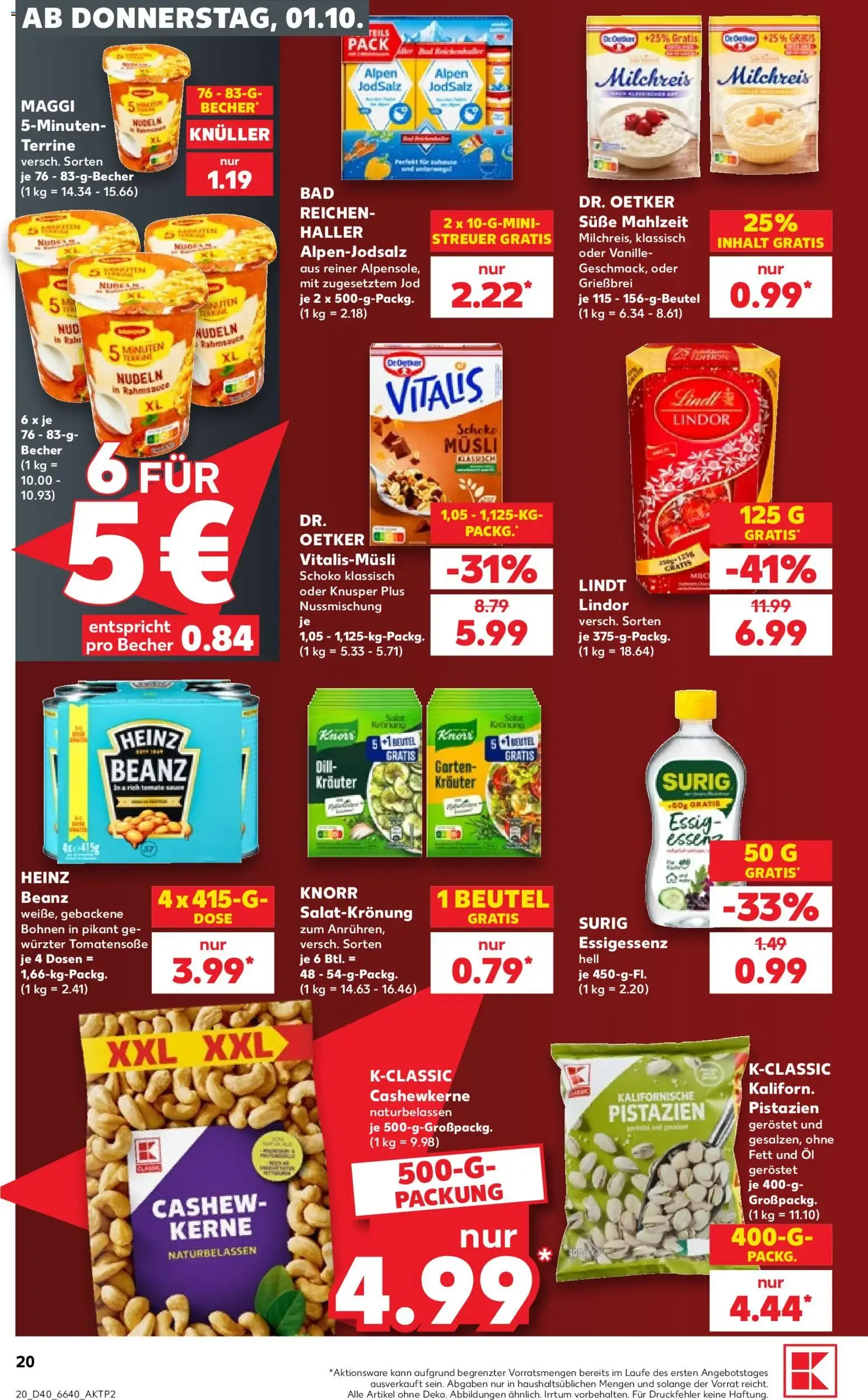 DEUTSCHLANDS BESTE PREISE van 1 oktober tot 7 oktober 2026 - Folder pagina 20