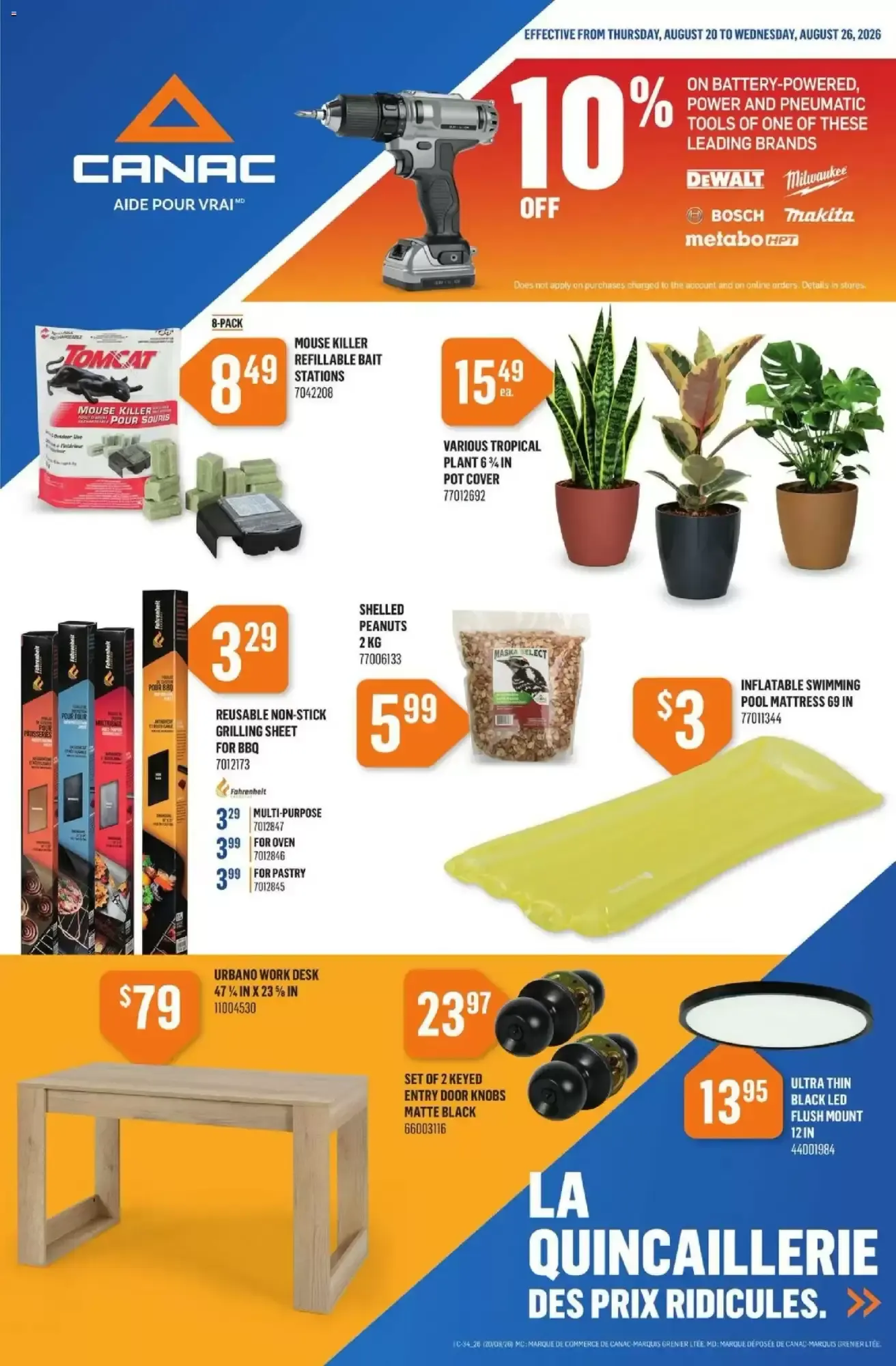 Canac flyer week 34 from August 20 to August 26 2026 - flyer page 1