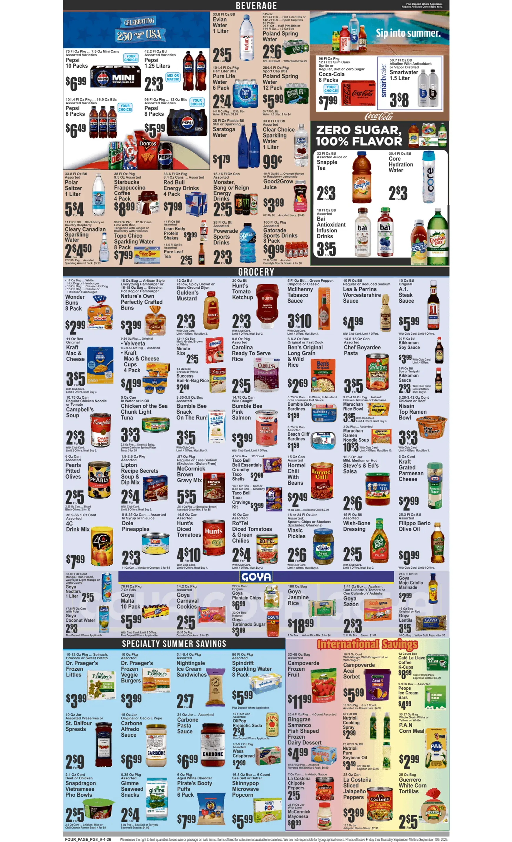 Weekly promotion Current Key Food - Brooklyn Fare leaflet valid from Friday 09/04/2026 to Thursday 09/10/2026 spanning from September 4 to September 10 2026 - Page 4 for Catalogue 365