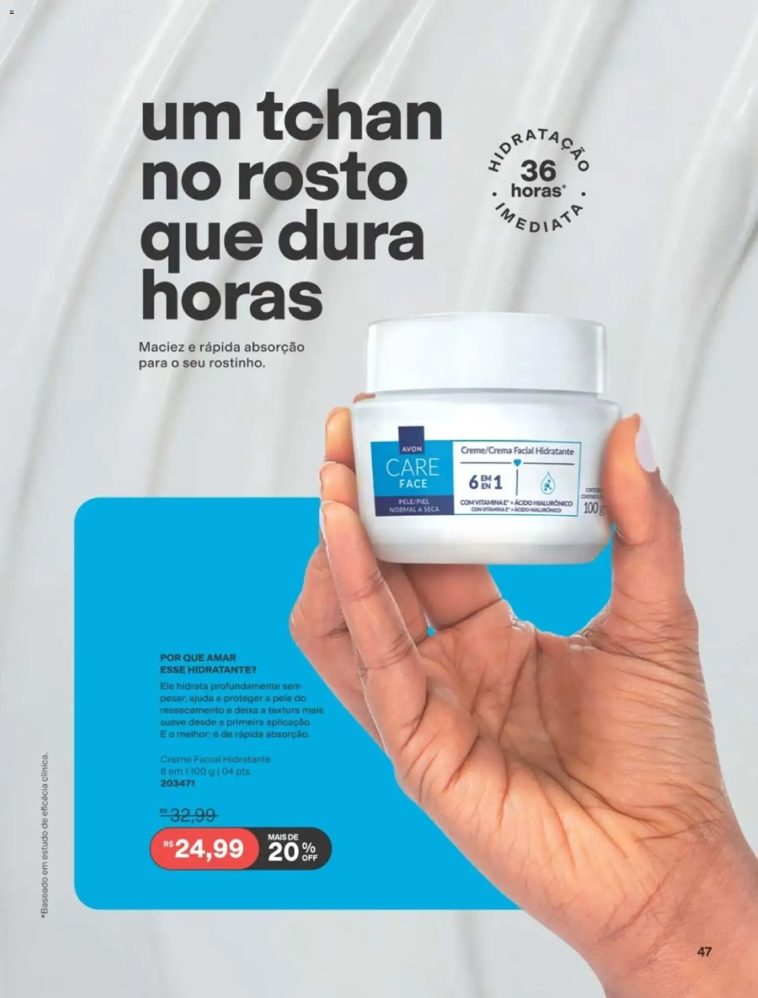 Encarte de Revista Avon folheto - Campanha 11 de 29/06/2026 | Promoção Online 29 de junho até 20 de julho 2026 - Pagina 47