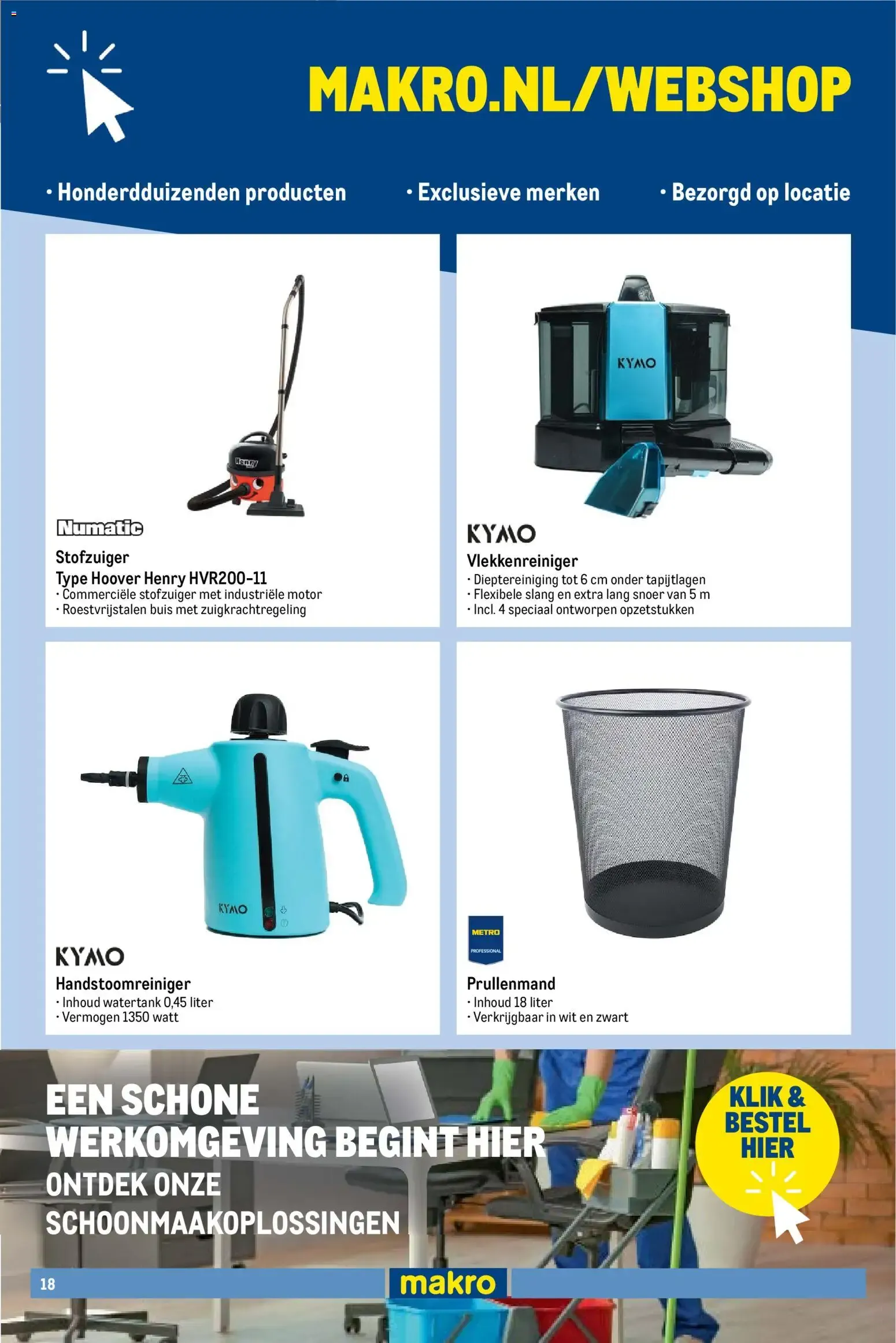 Makro Kantoor van 9 augustus tot 6 september 2026 - Folder pagina 18