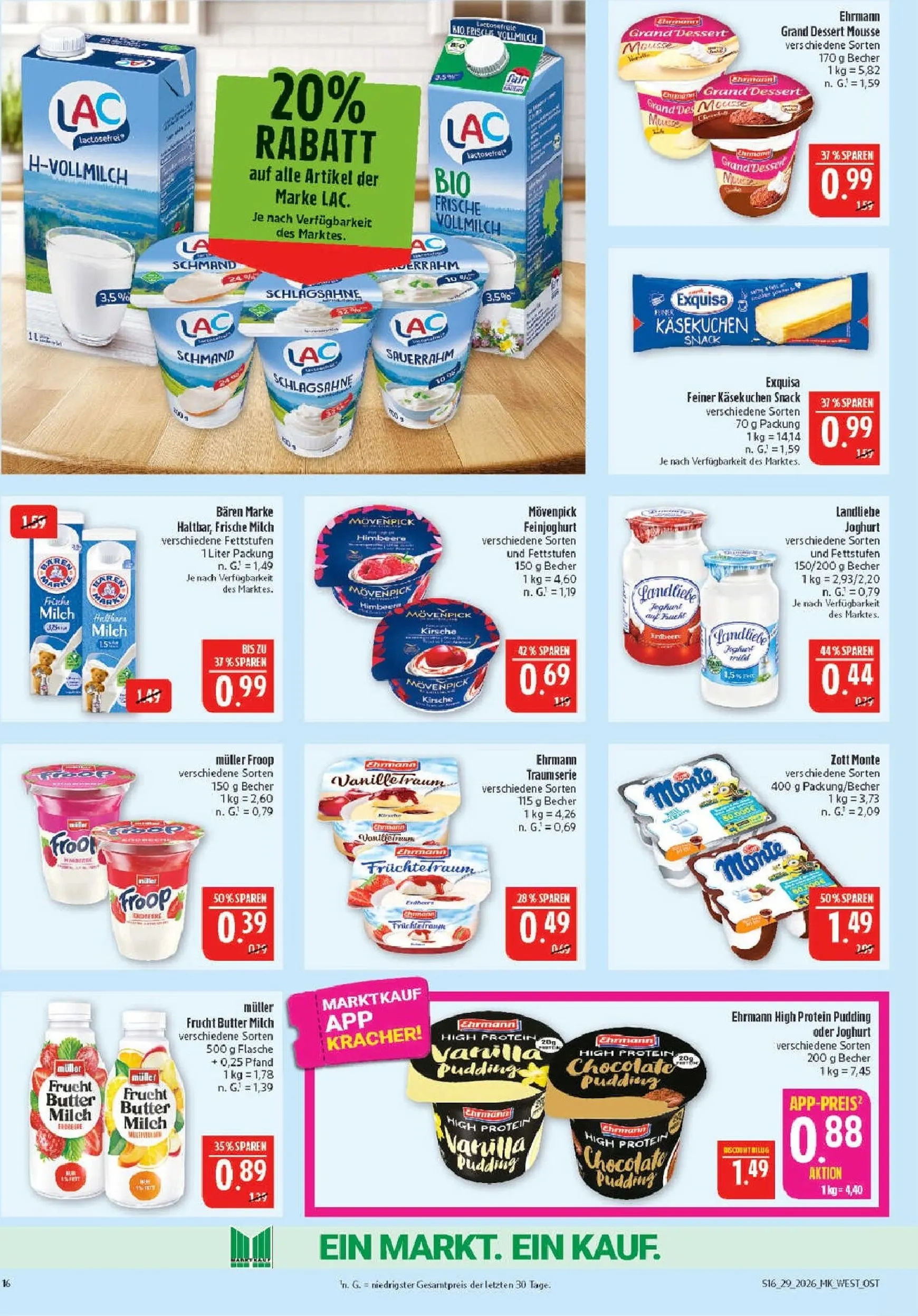 Marktkauf Prospekt – von Montag 13.07.2026 bis Samstag 18.07.2026 von 13. Juli bis 18. Juli 2026 - Prospekt seite 16