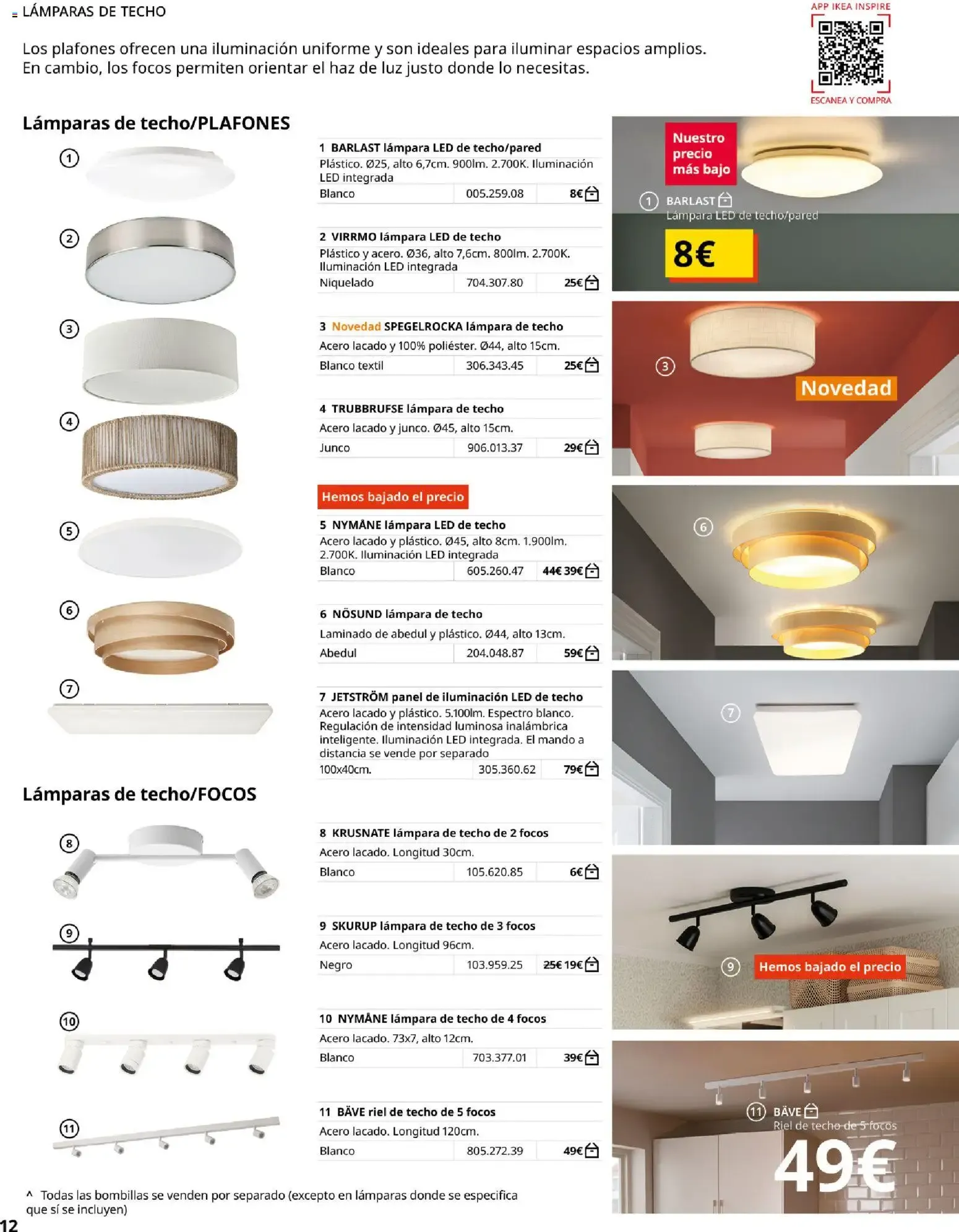 Catálogo de IKEA - Guía de Compra Iluminación y Sonido para tu Hogar 29 de septiembre al 31 de enero 2027 - Página 12