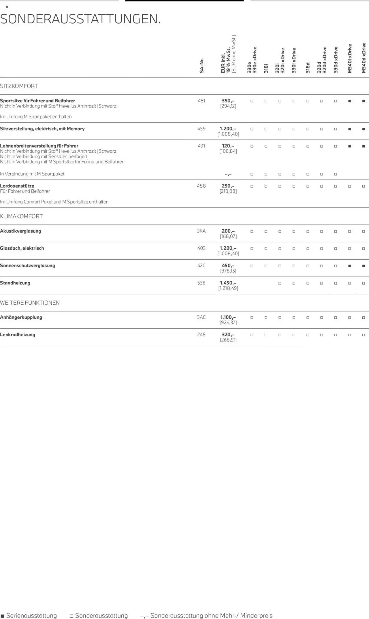 The 3 Limousine von 1. Juli bis 31. Dezember 2026 - Prospekt seite 20
