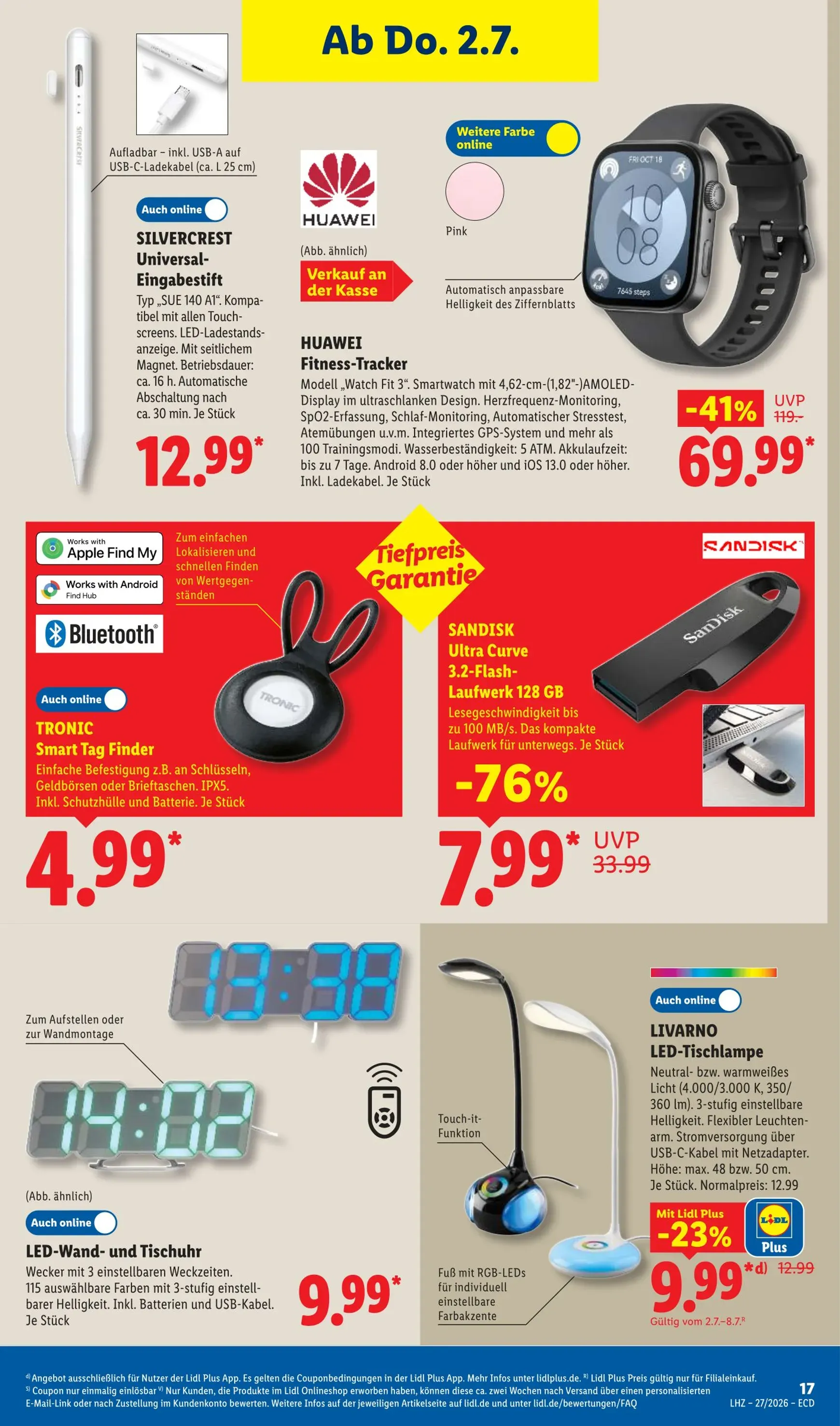 Lidl - Angebot der Woche Prospekt – von Montag 29.06.2026 bis Samstag 04.07.2026 von 29. Juni bis 4. Juli 2026 - Prospekt seite 13