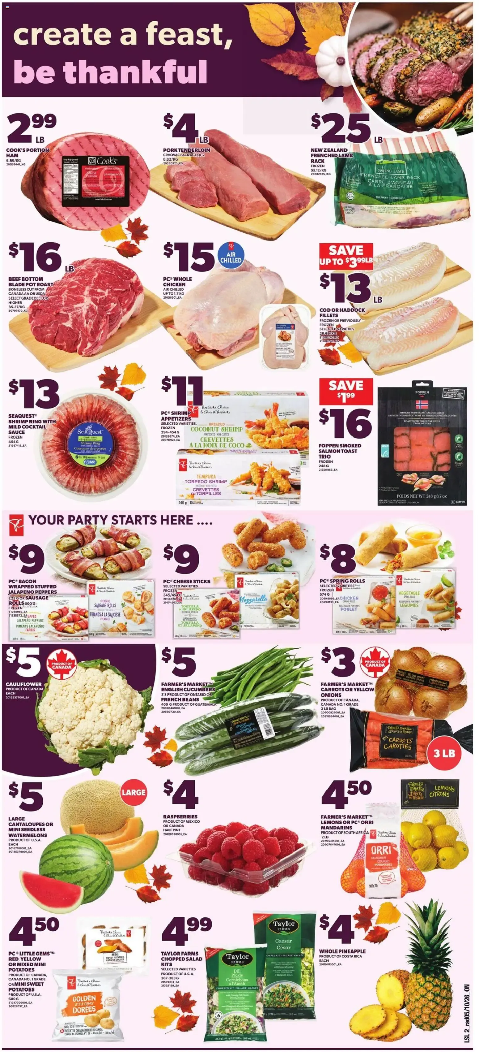 Loblaws weekly flyer / circulaire from Oct 8, 2026 > weekly specials & deals from October 8 to October 14 2026 - flyer page 3