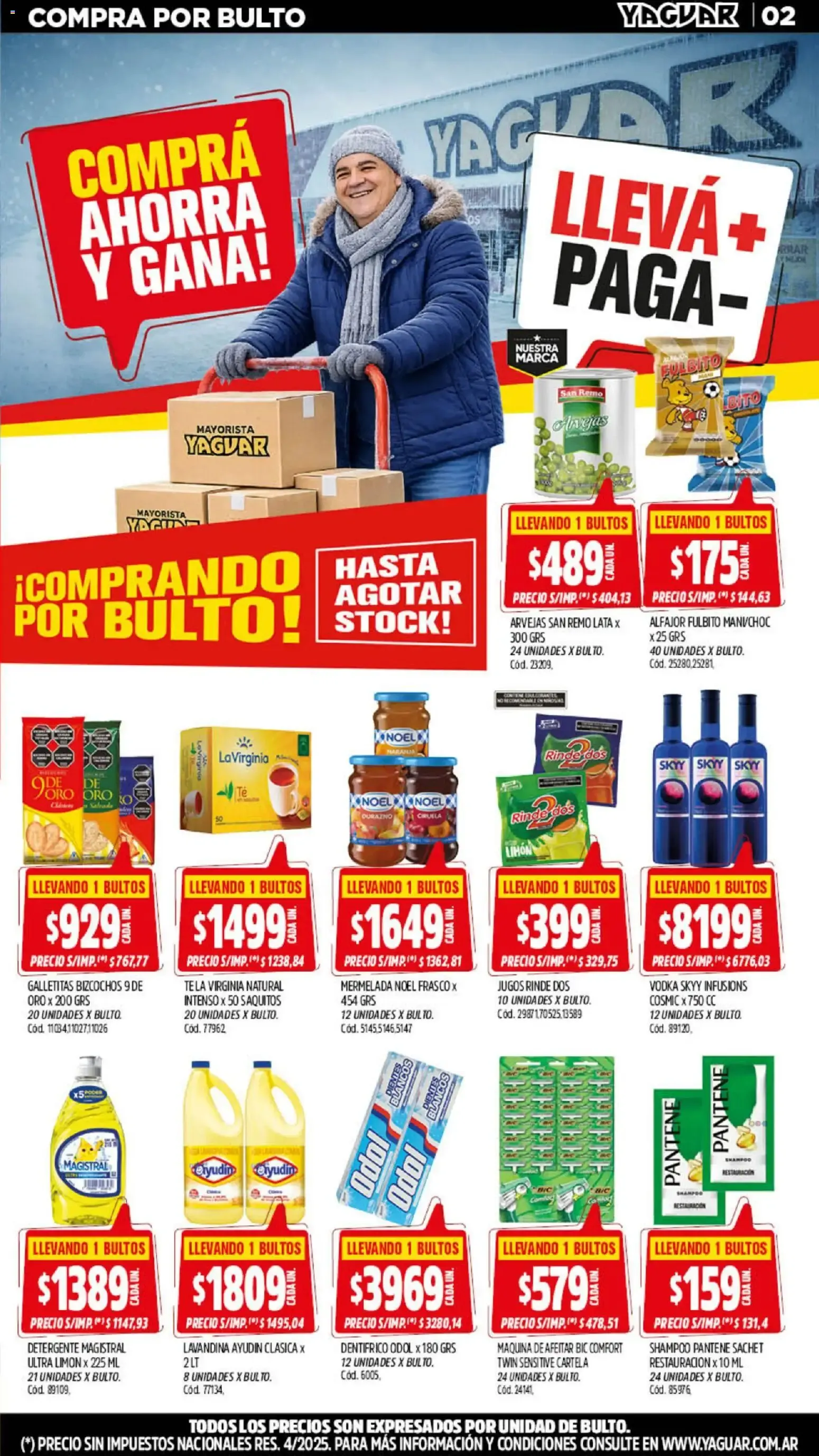 Ofertas de Mayorista Yaguar Precios Bajo Cero 20 de julio al 26 de julio 2026 - Página 2 del catálogo