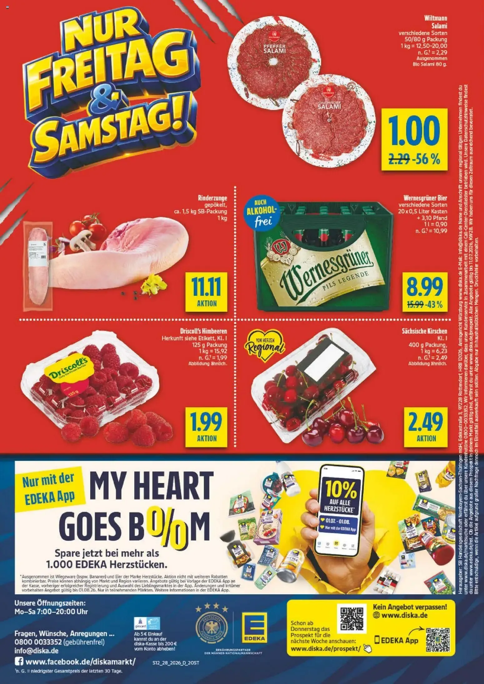 Diska – 1.700 artículos con precio reducido von 6. Juli bis 11. Juli 2026 - Prospekt seite 16
