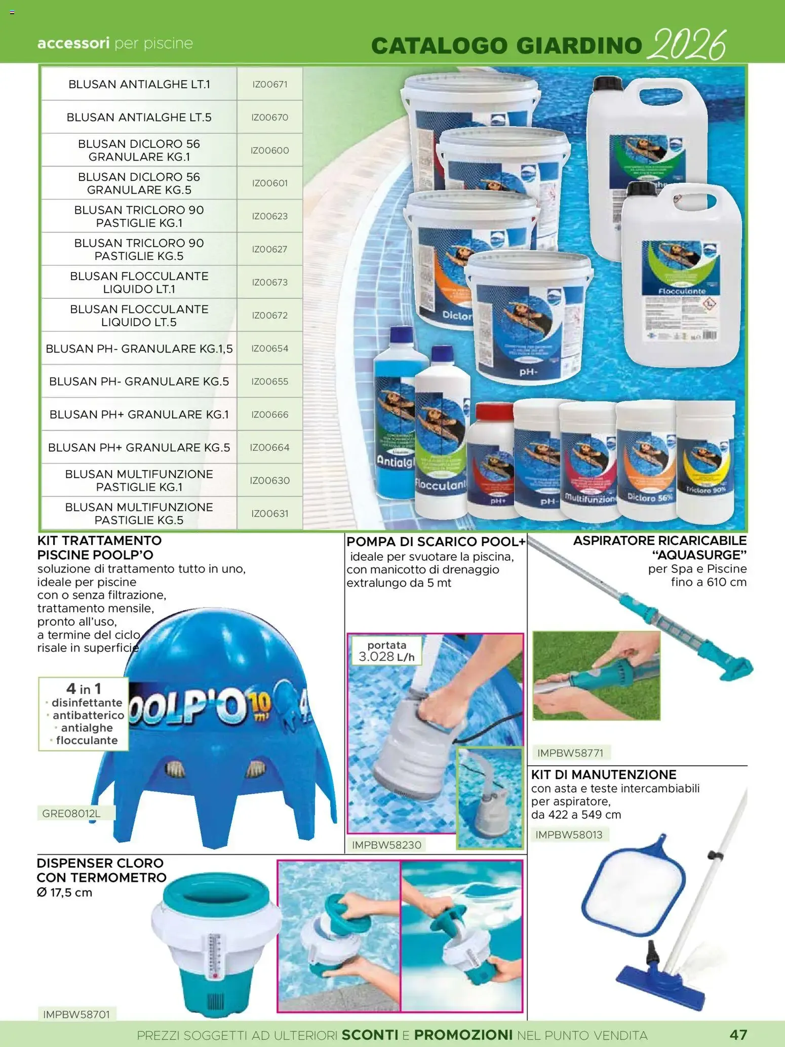 CATALOGO GIARDINO Speciale PISCINE 2026 da 8 giugno a 10 agosto di 2026 - Pagina del volantino 8