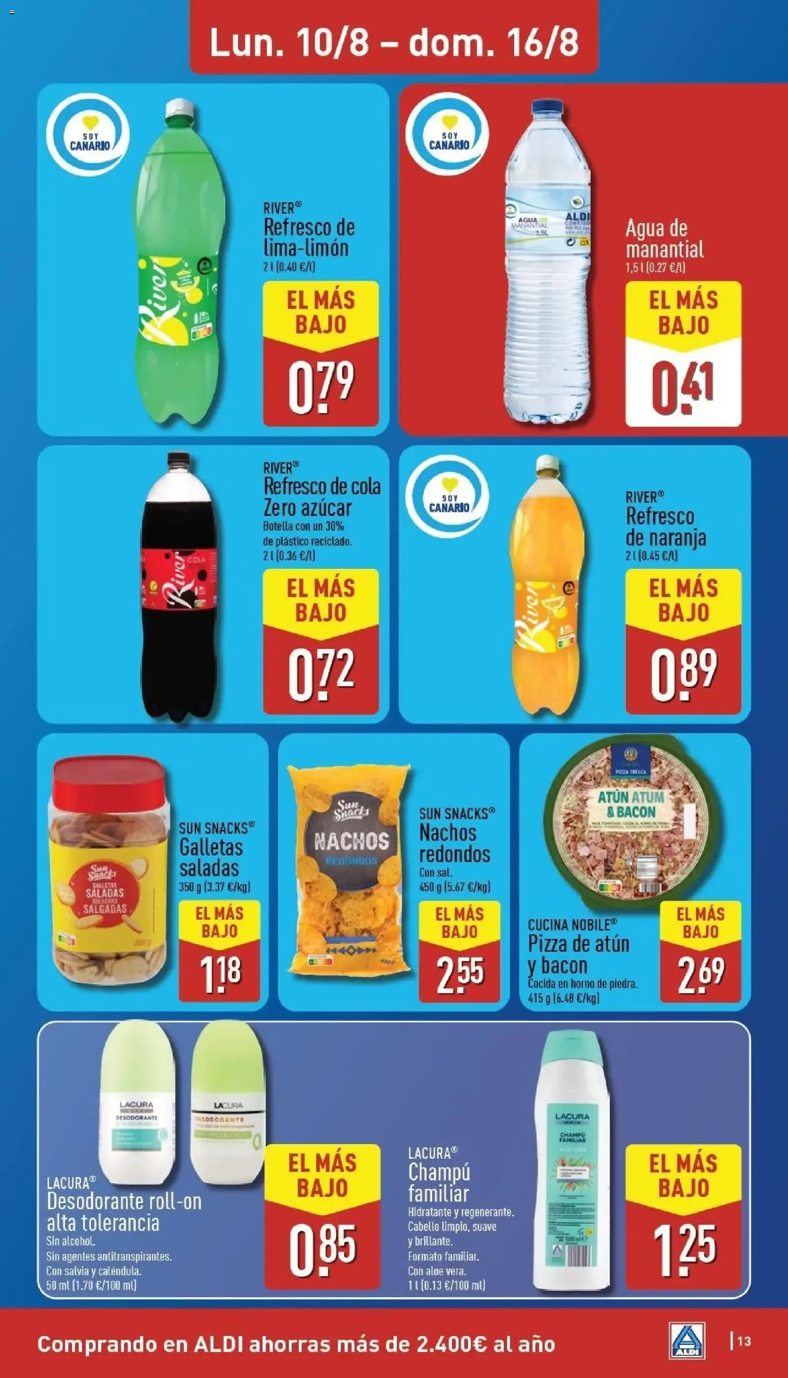 Catálogo de Aldi: Frescura a precios para tirarse a la piscina. 10 de agosto al 16 de agosto 2026 - Página 13